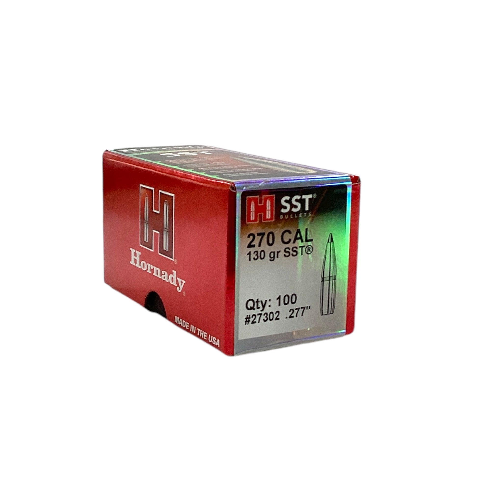Hornady 270 Cal (.277) 130gr SST Projectiles #27302