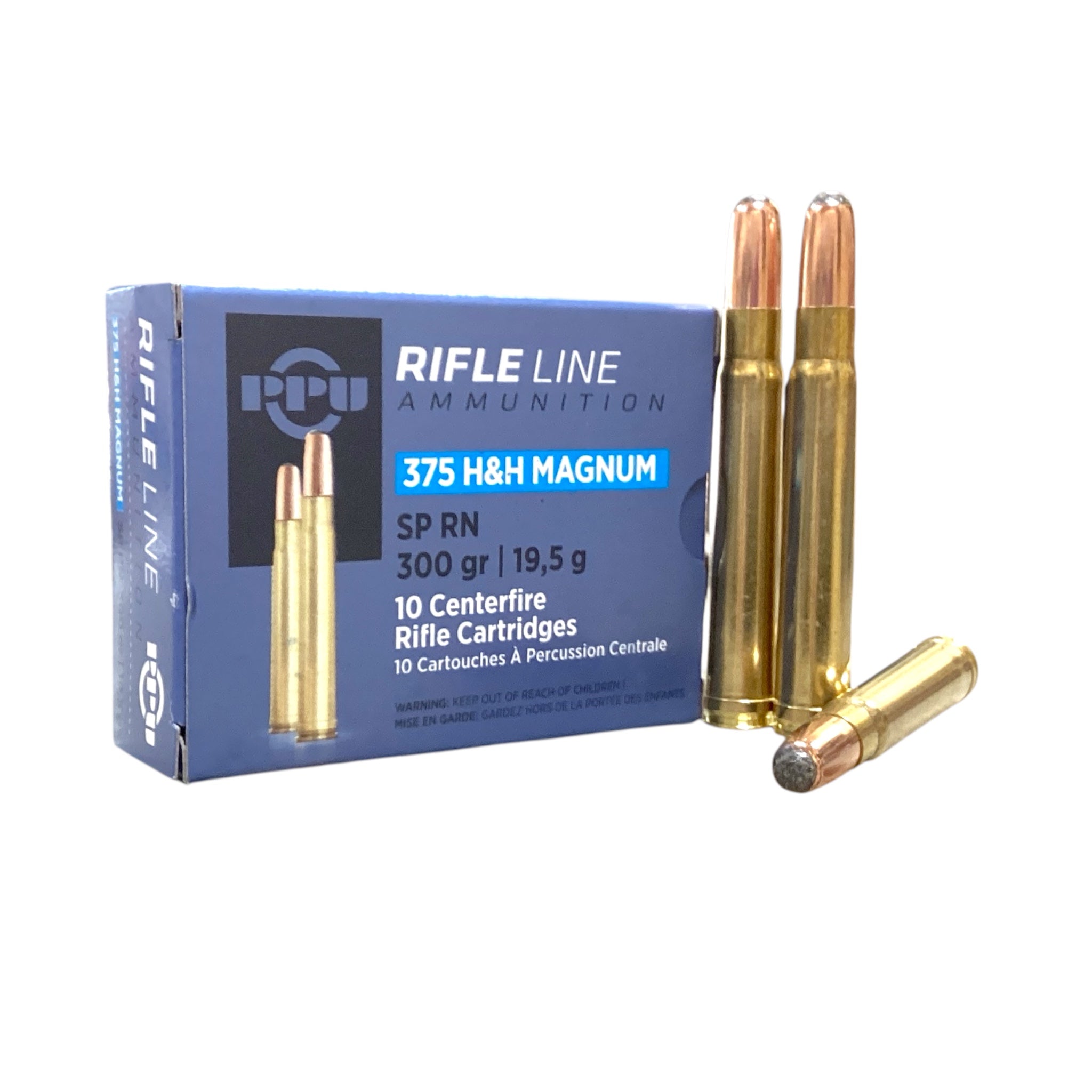 PPU .375 H&H Magnum SPRN 300gr