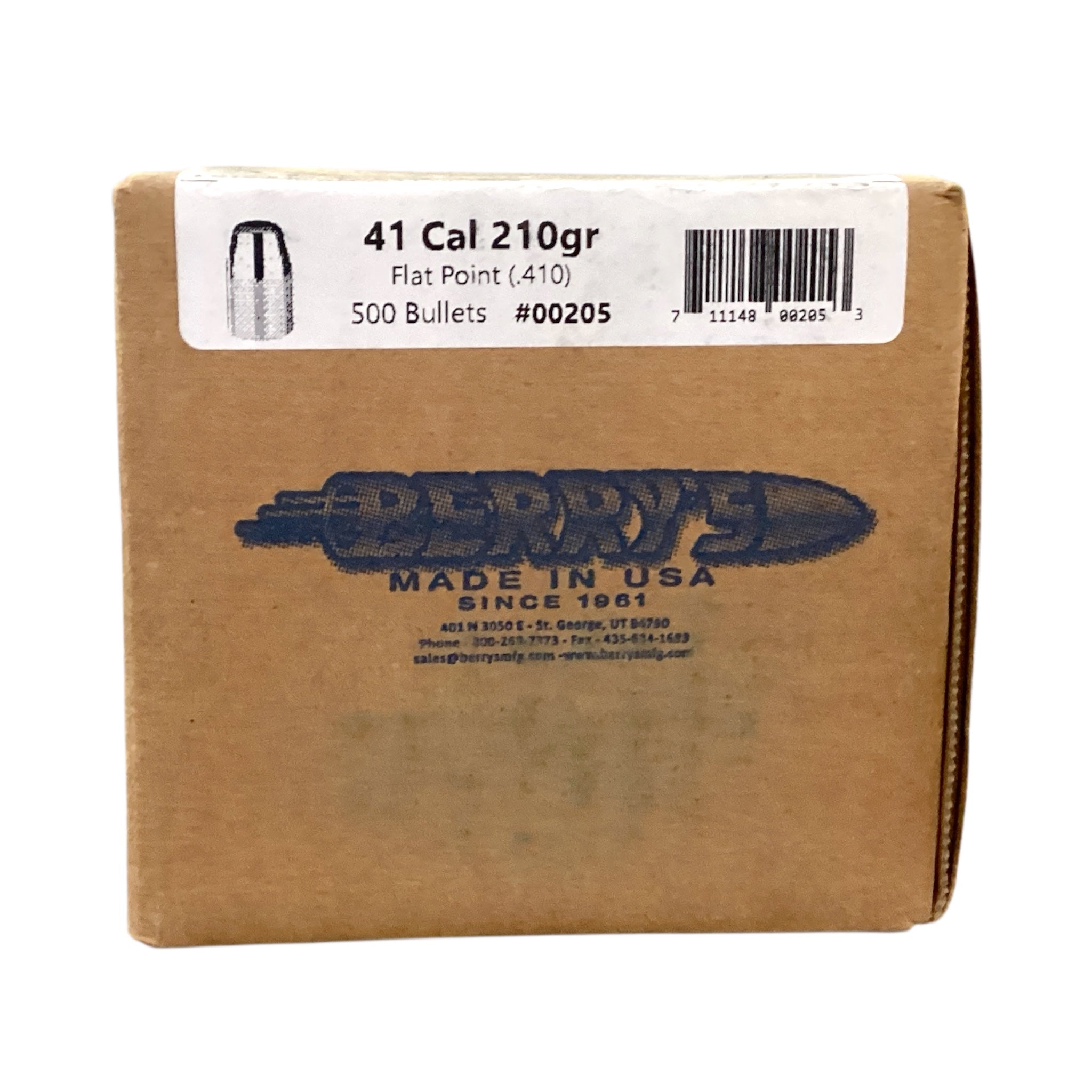 Berry's 41 Cal (.410) 210gr FP Projectiles #00205