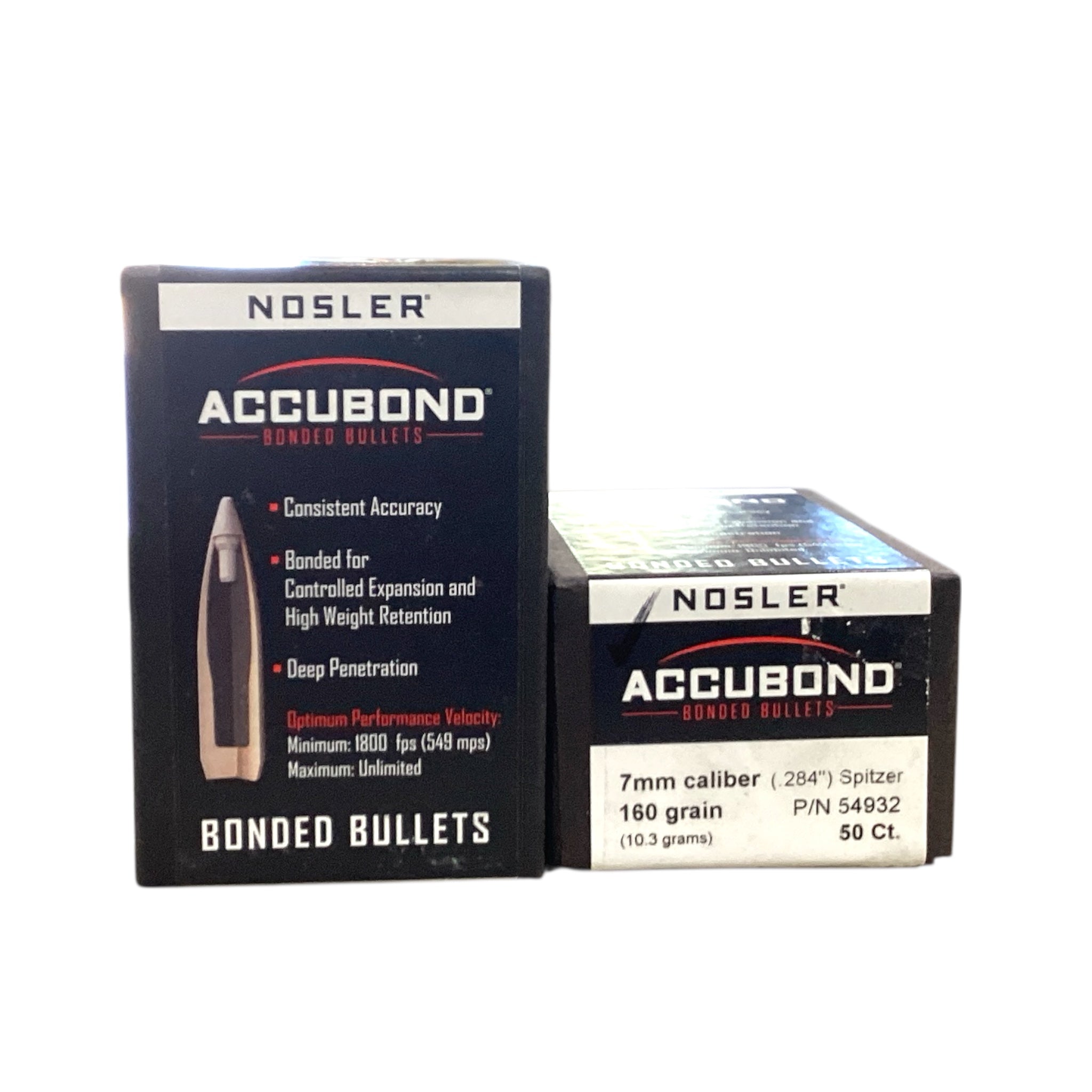 Nosler 7mm (.284) Spitzer 160gr (#54932)