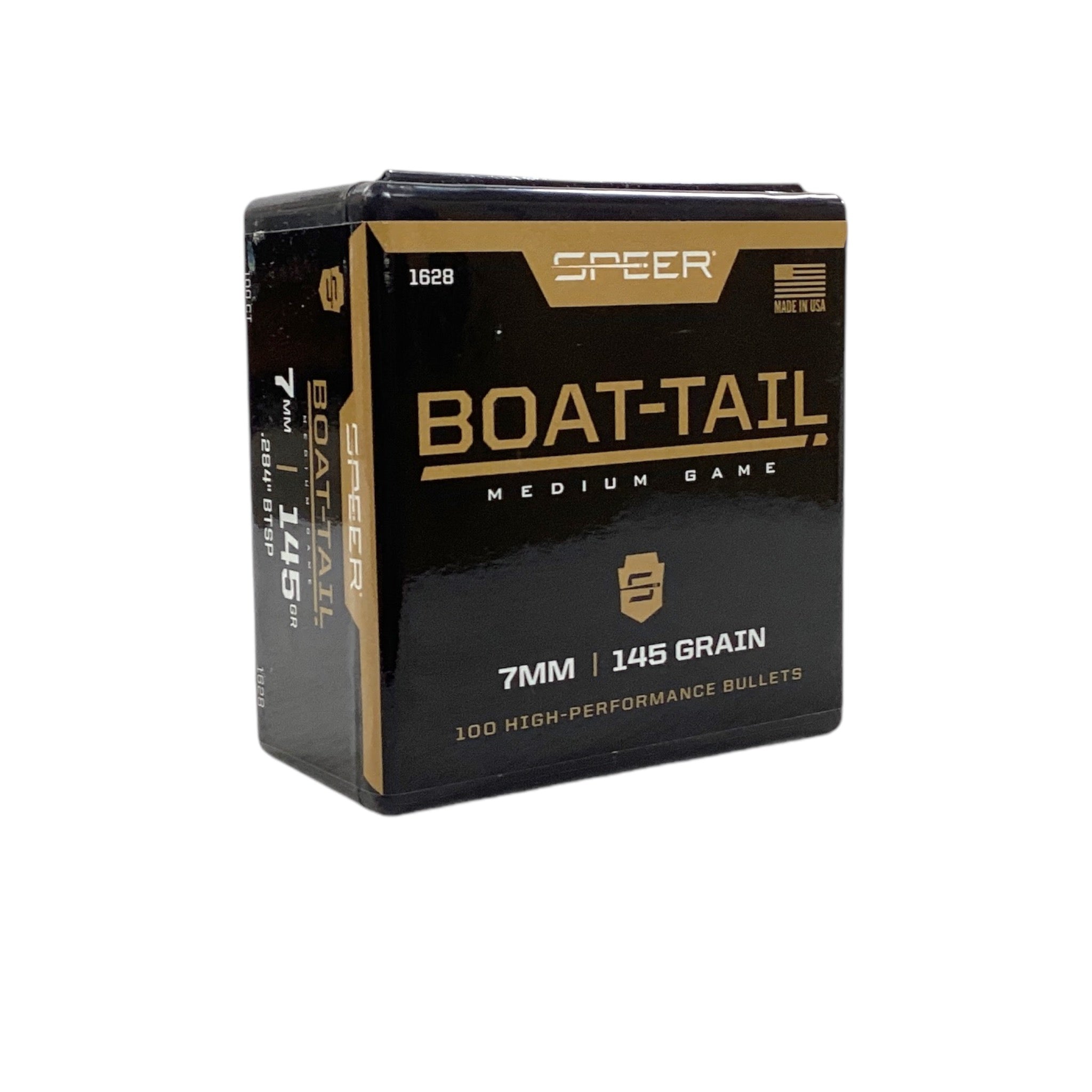 Speer 7mm (.284) 145gr BTSP (#1628)