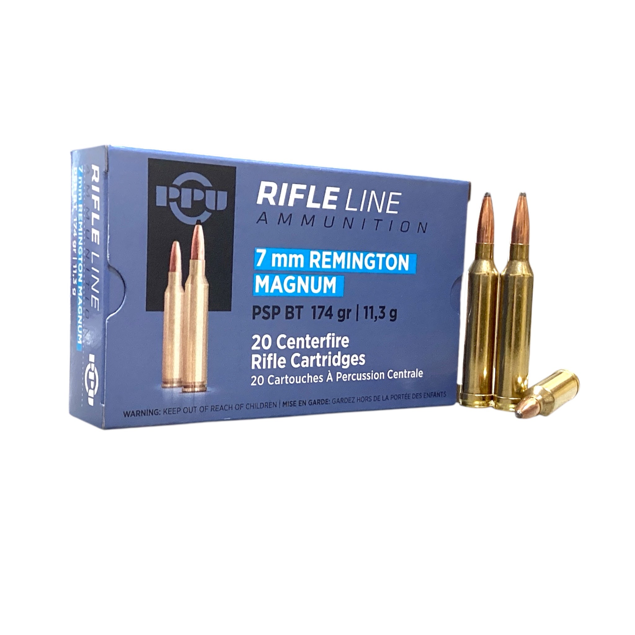 PPU 7mm Remington Magnum PST-BT