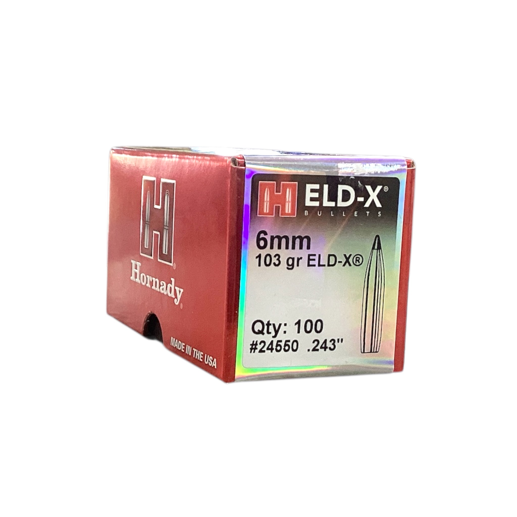 Hornady 6mm (.243) 103gr ELD-X Projectiles #24550
