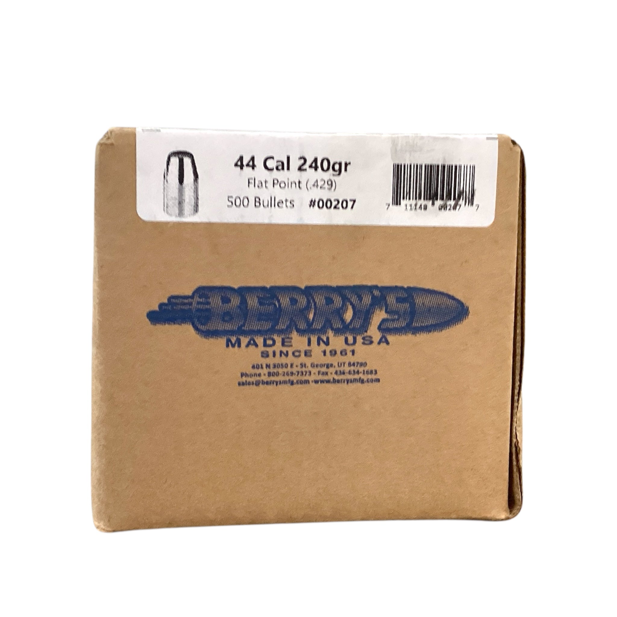 Berry's .44 Cal (.429) 240gr FP Projectiles #00207