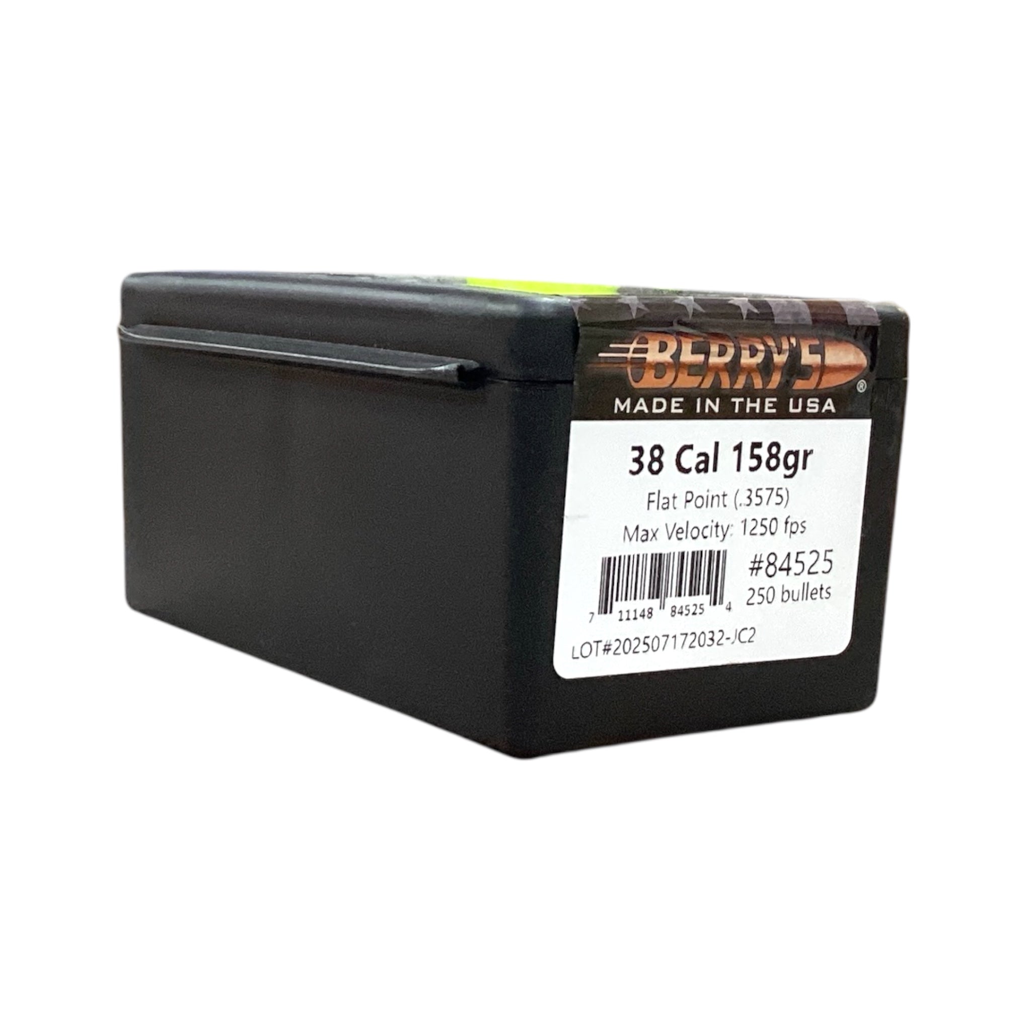 Berry's 38/.357 (.3575) 158gr FP Projectiles #84525