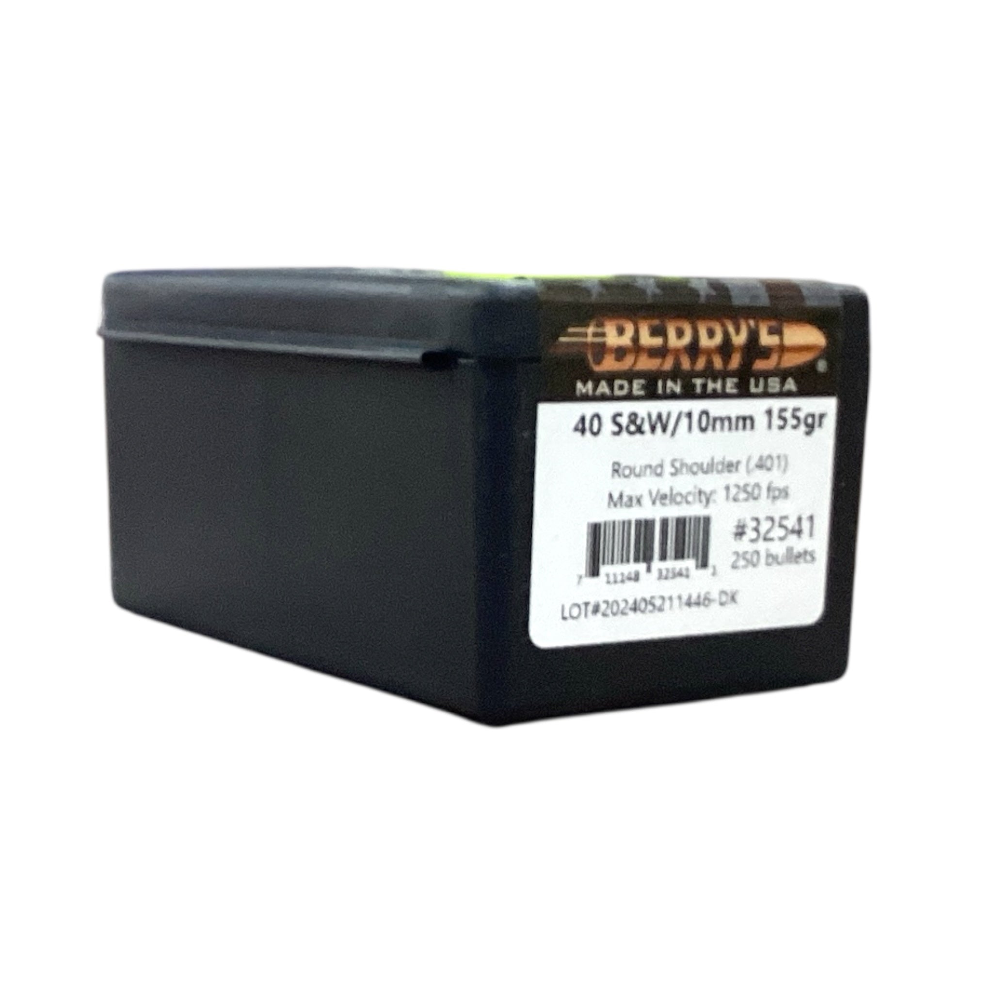 Berry's .40 S&W/10mm (.401) 155gr RS Projectiles #32541
