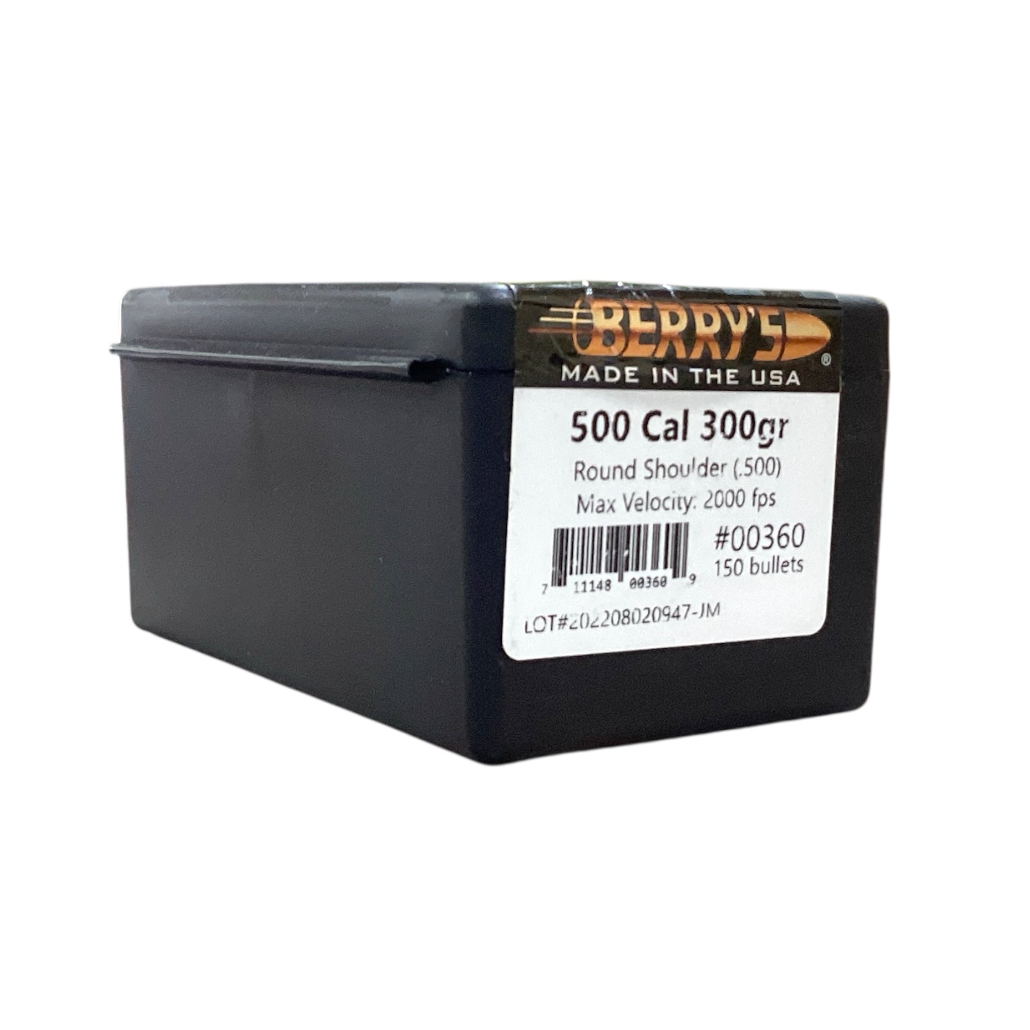 Berry's 50 AE (.500) 300gr RS Projectiles #00360