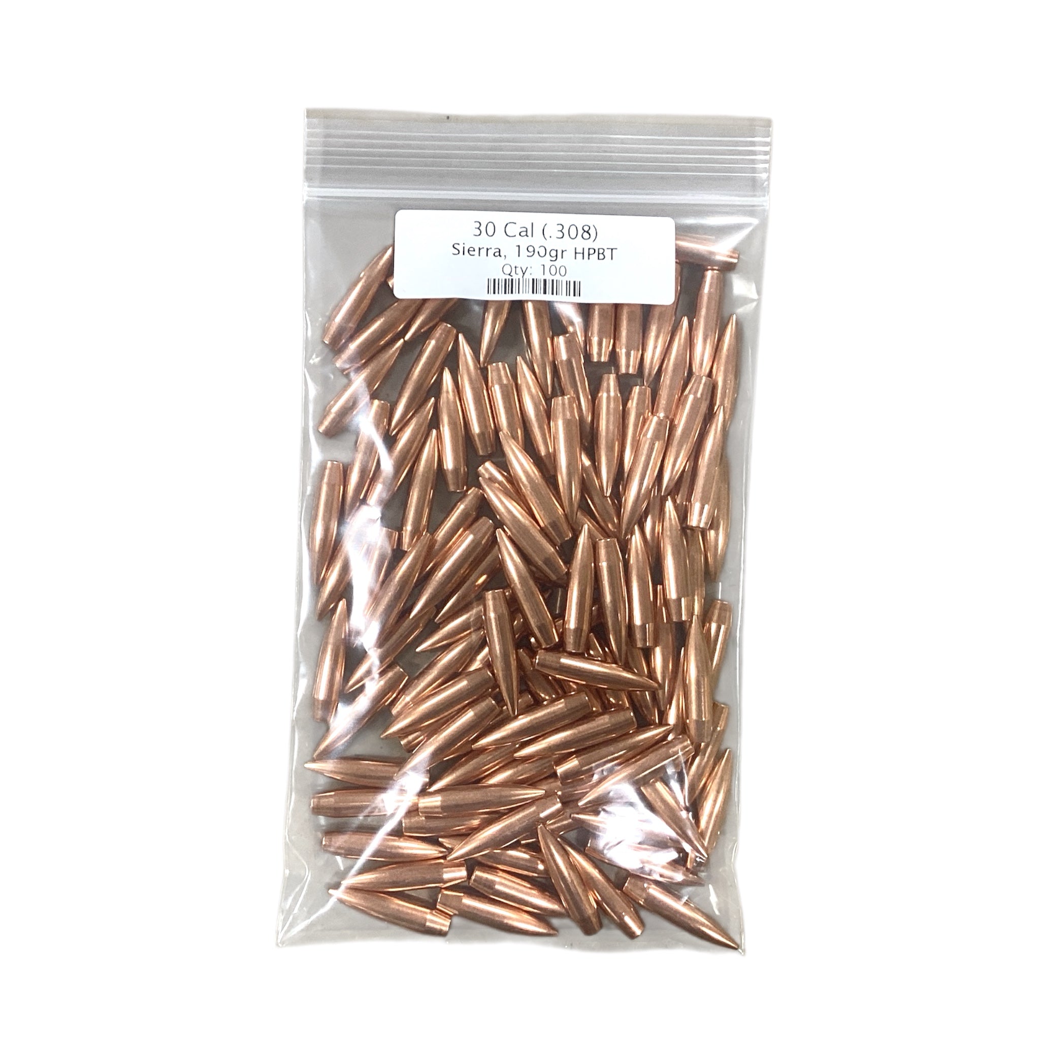 Sierra 30 Cal .308 190gr HPBT
