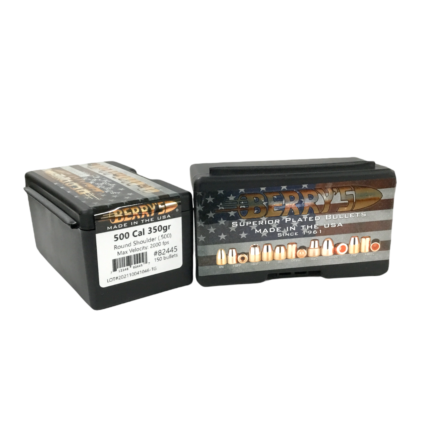 Berry's 500 S&W (.500) 350gr RS Projectiles #82445