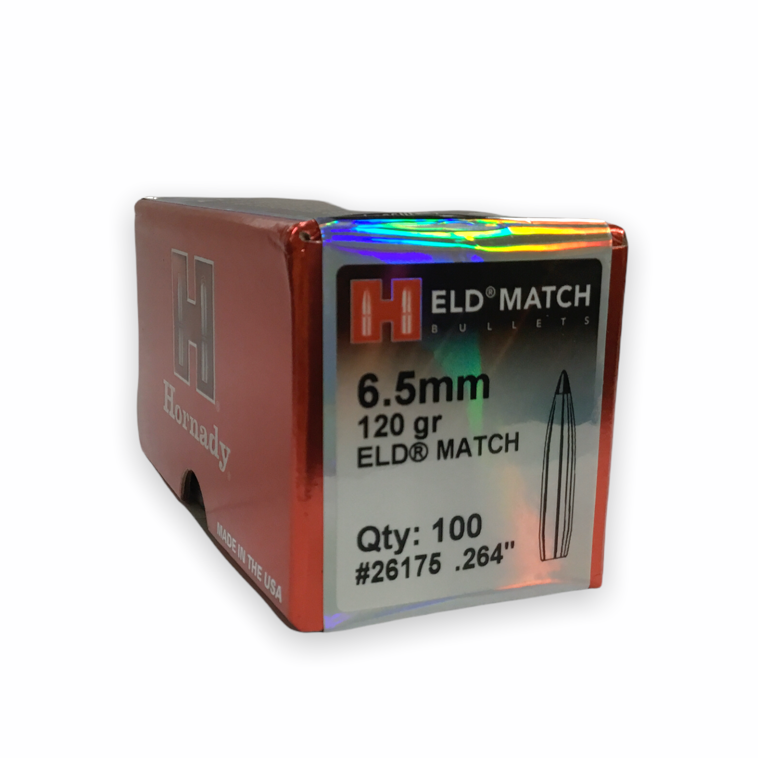 Hornady 6.5mm (.264) 120gr Projectiles #26175
