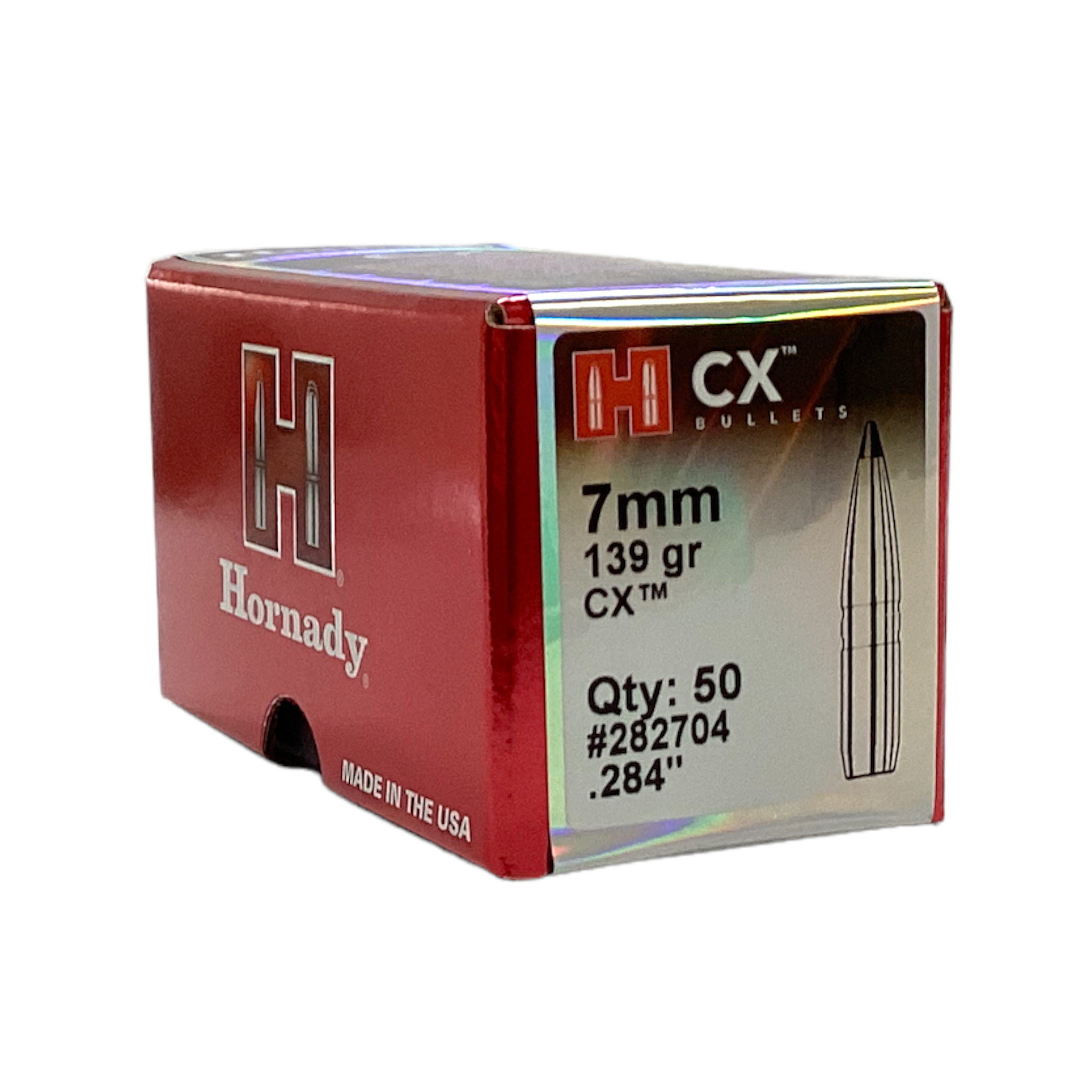 Hornady 7mm (.284) 139gr CX Projectiles #282704