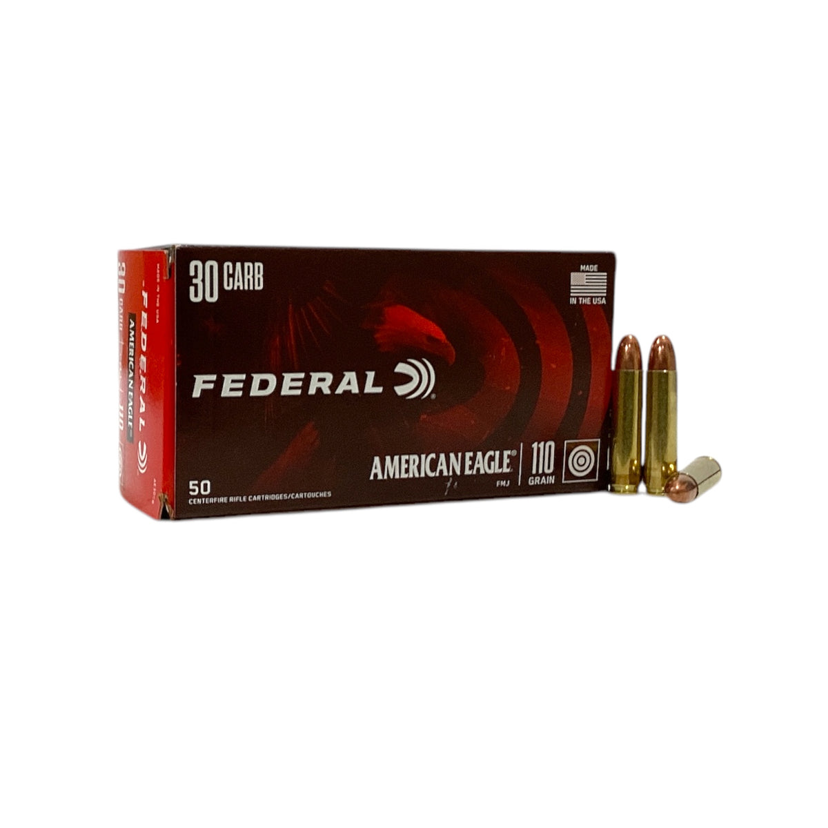 Federal American Eagle 30 Carbine 110gr FMJ