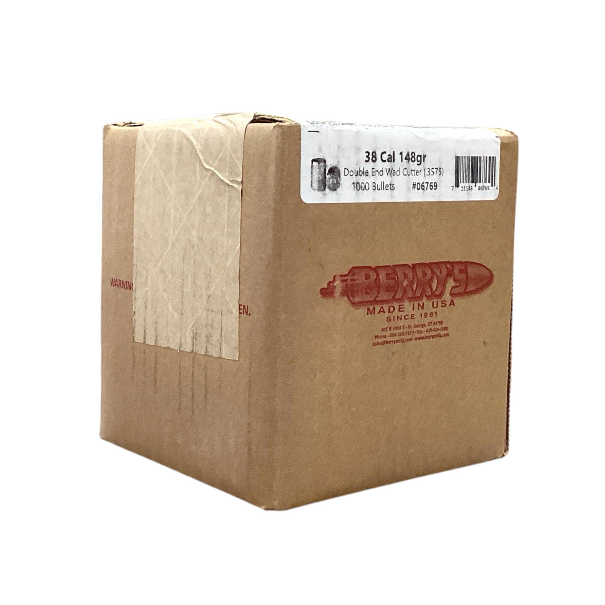 Berry's .38/.357 (.357) 148gr DEWC Projectiles #06769
