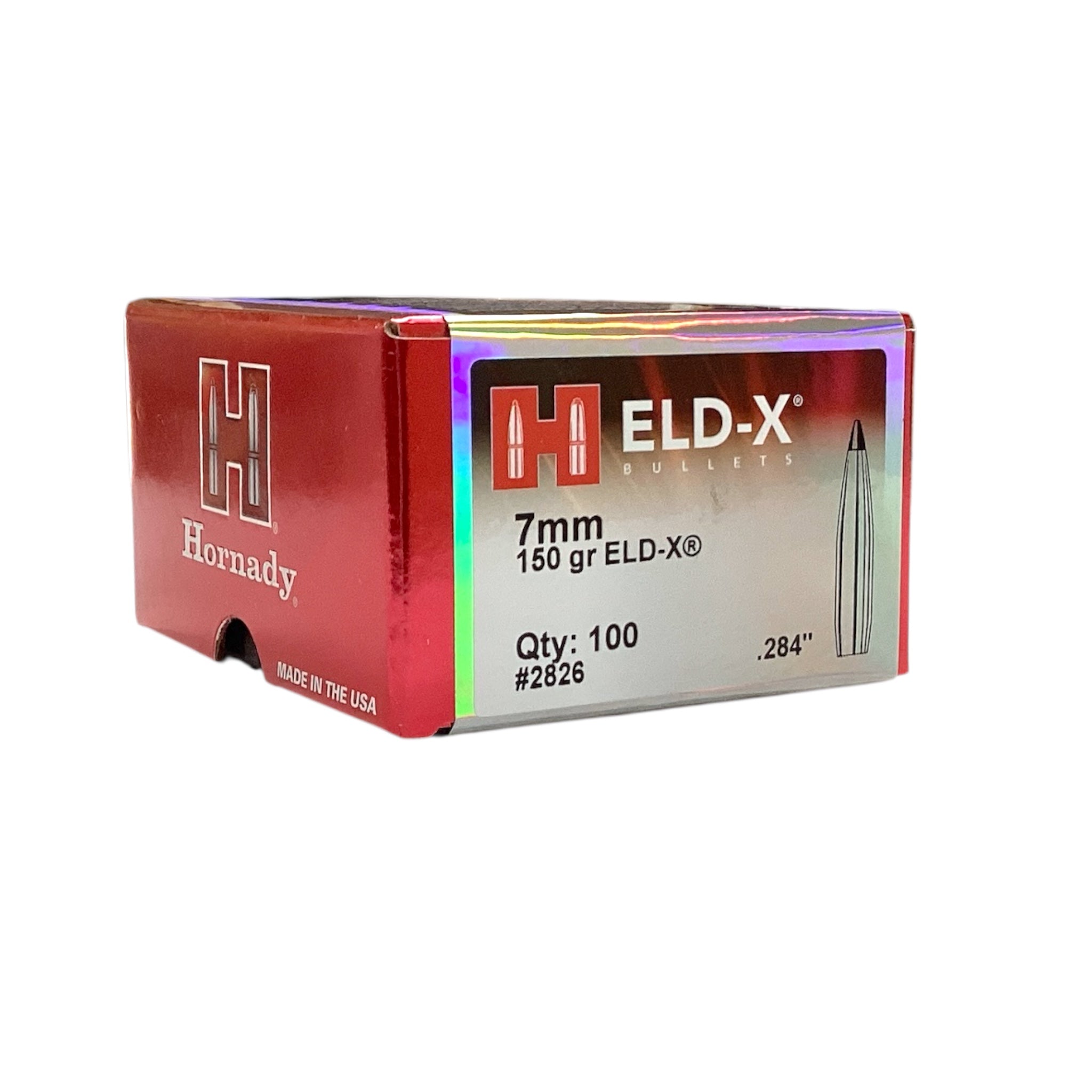 Hornady 7mm (.284) 150gr ELD-X Projectiles #2826