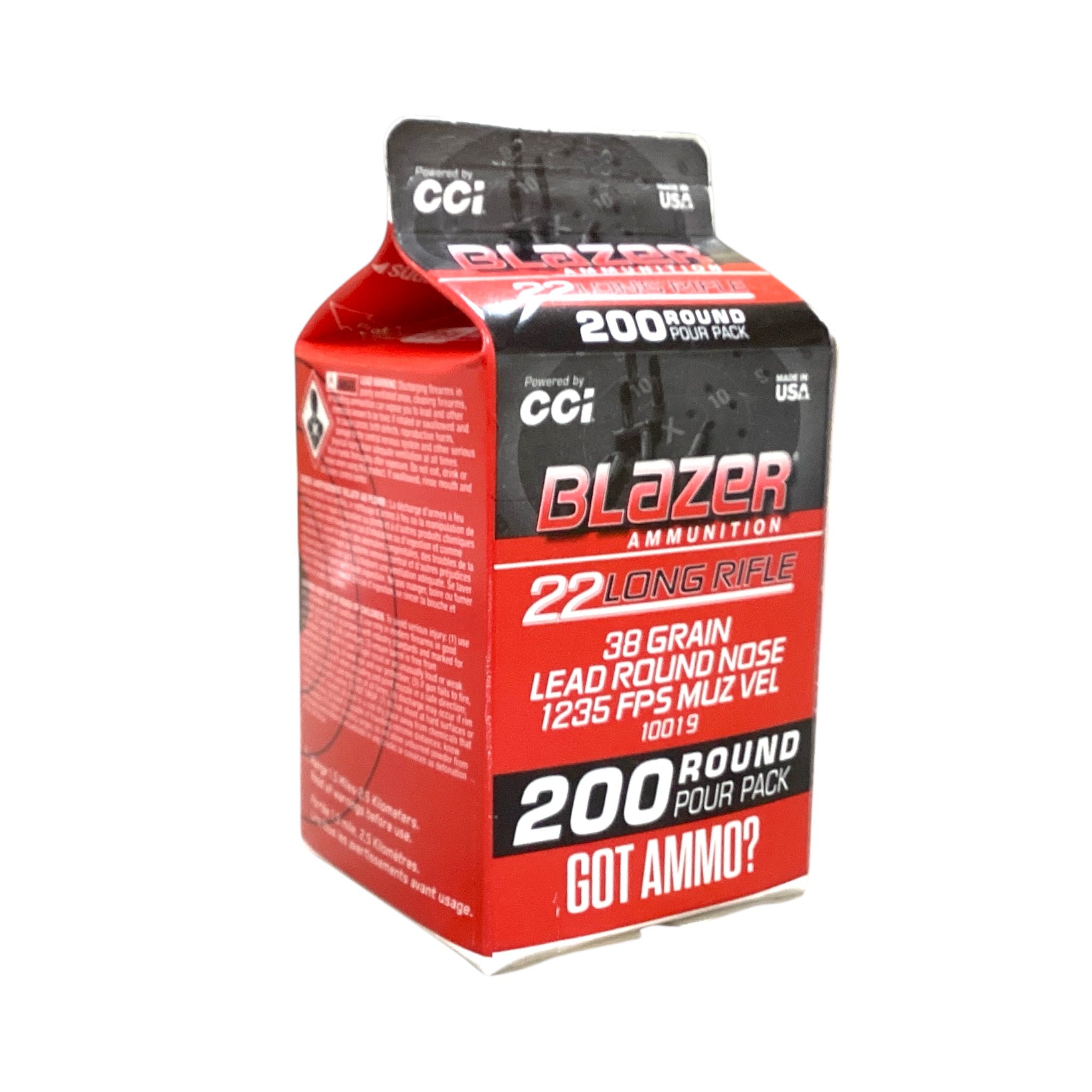 CCI .22 LR Blazer 38gr RN
