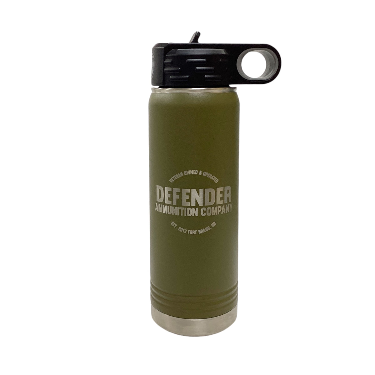 Defender Fort Bragg Logo 20oz Polar Stainless Steel Water Bottle