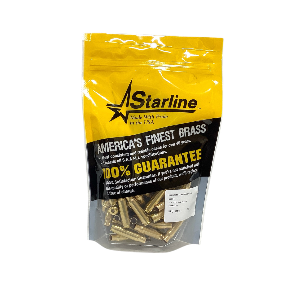 6.8 SPC Bagged Brass