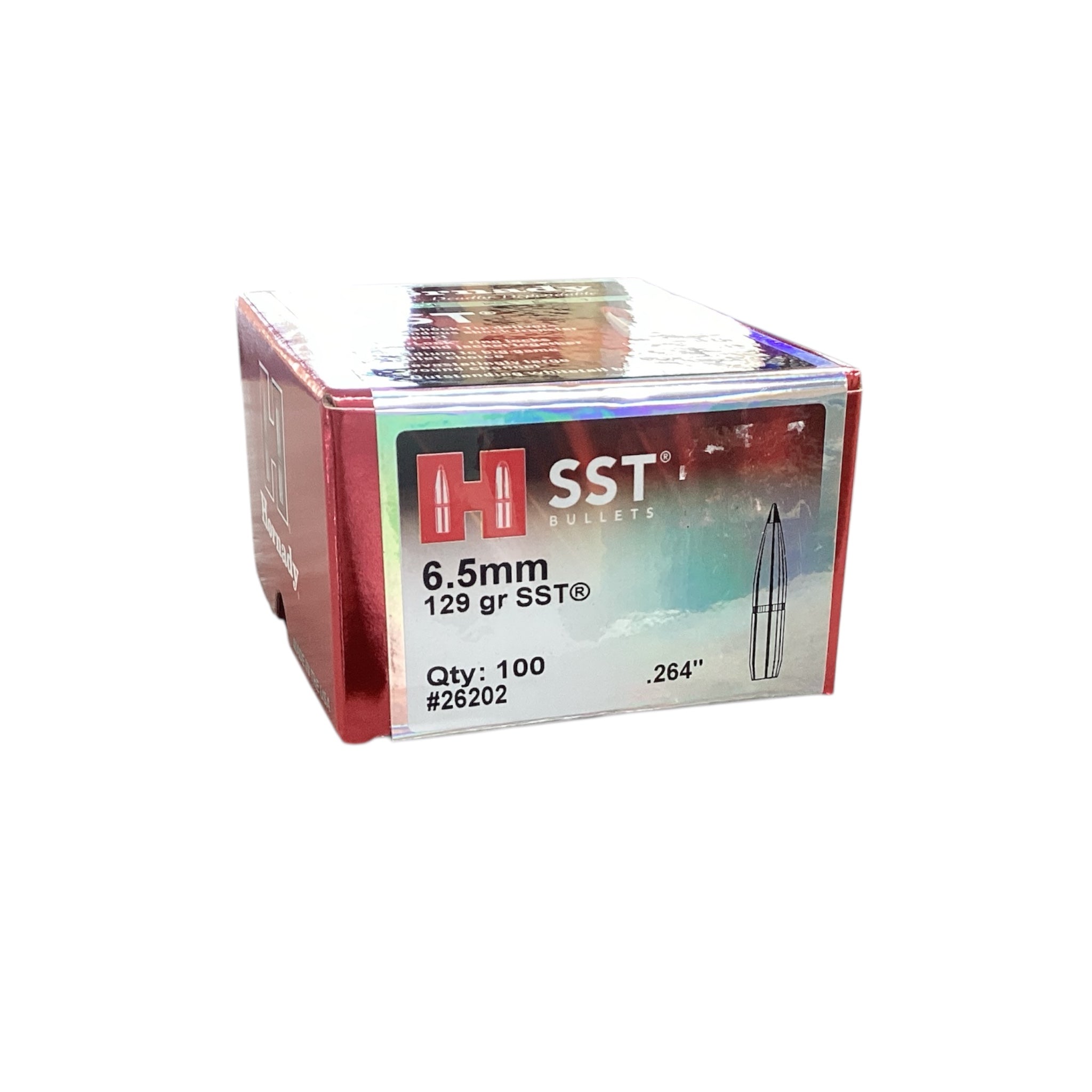 Hornady 6.5mm (.264) 129gr SST #26202