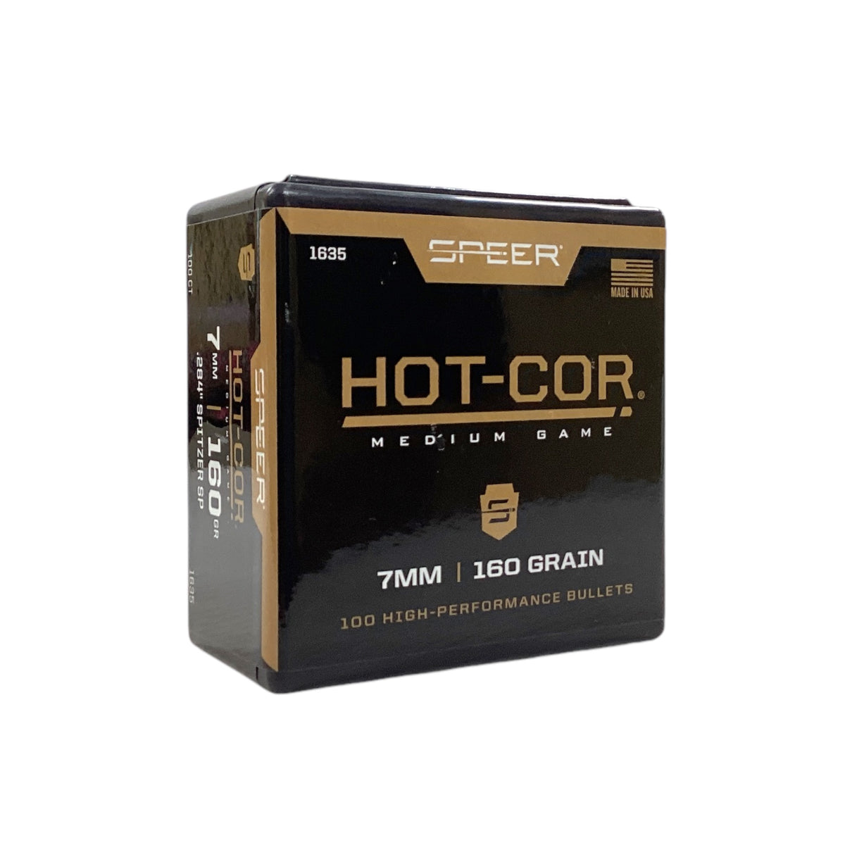 Speer 7mm (.284) 160 gr Hot-Cor (#1635)