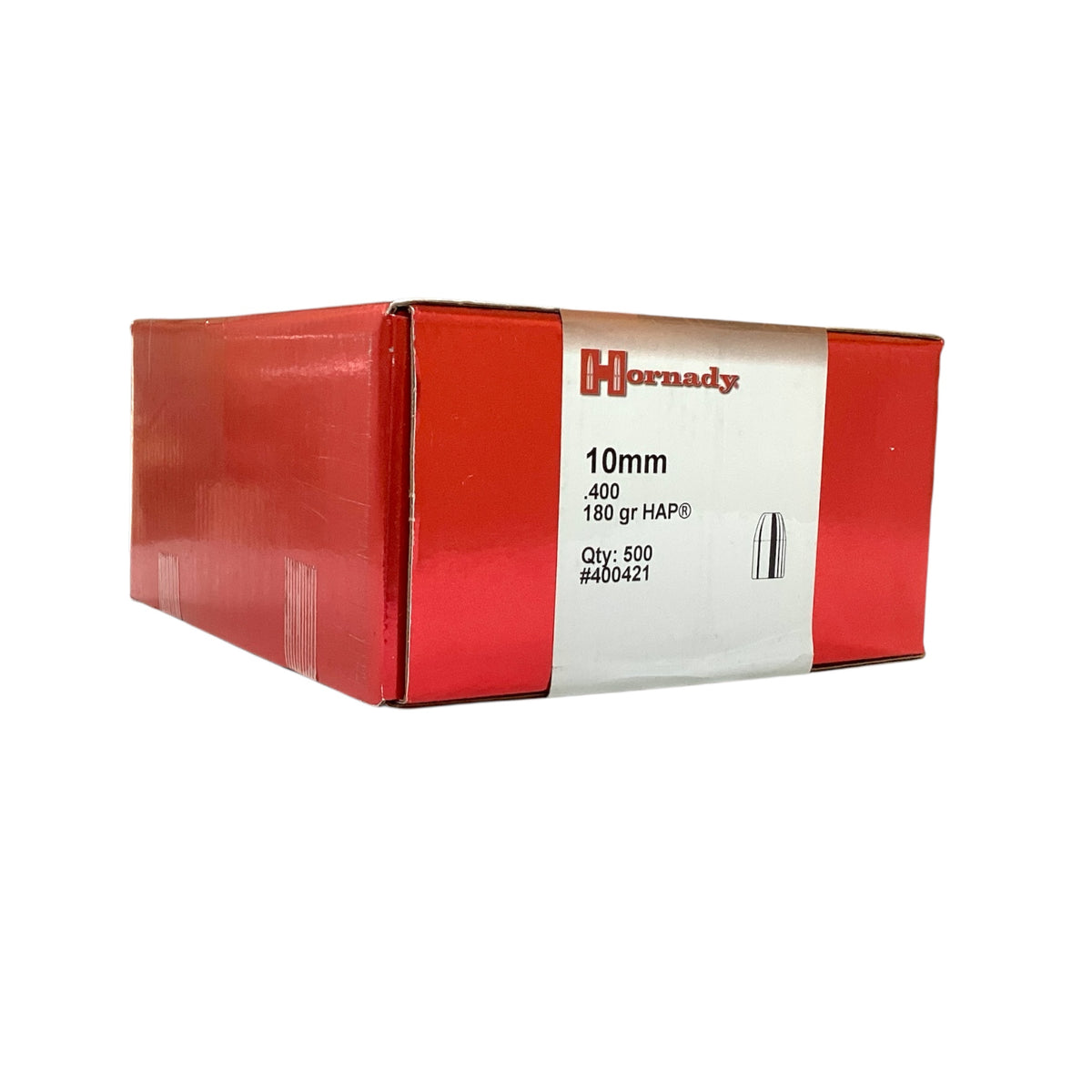 Hornady 10mm (.400) 180gr HAP Projectiles #400421