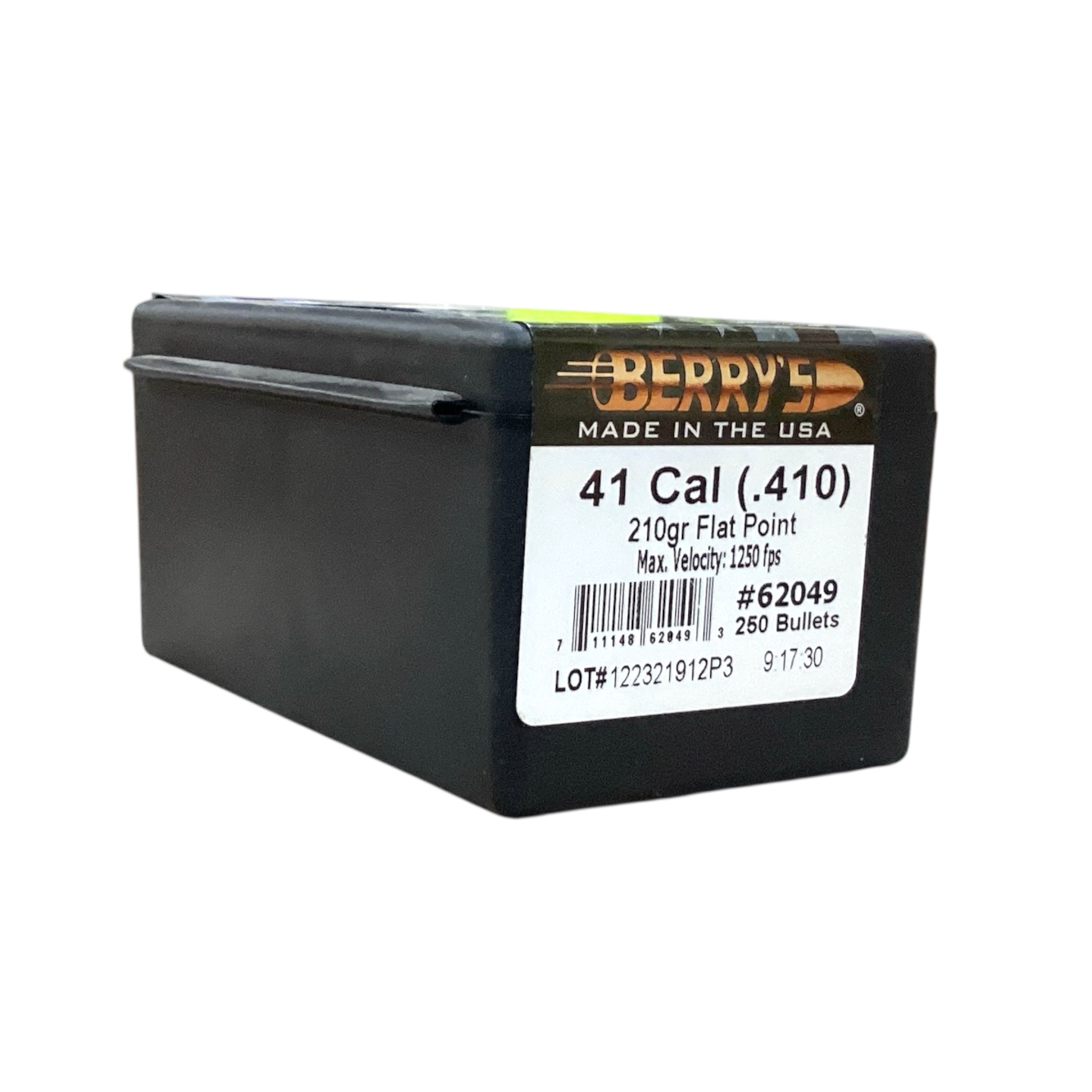 Berry's 41 Cal (.410) 210gr FP Projectiles #62049