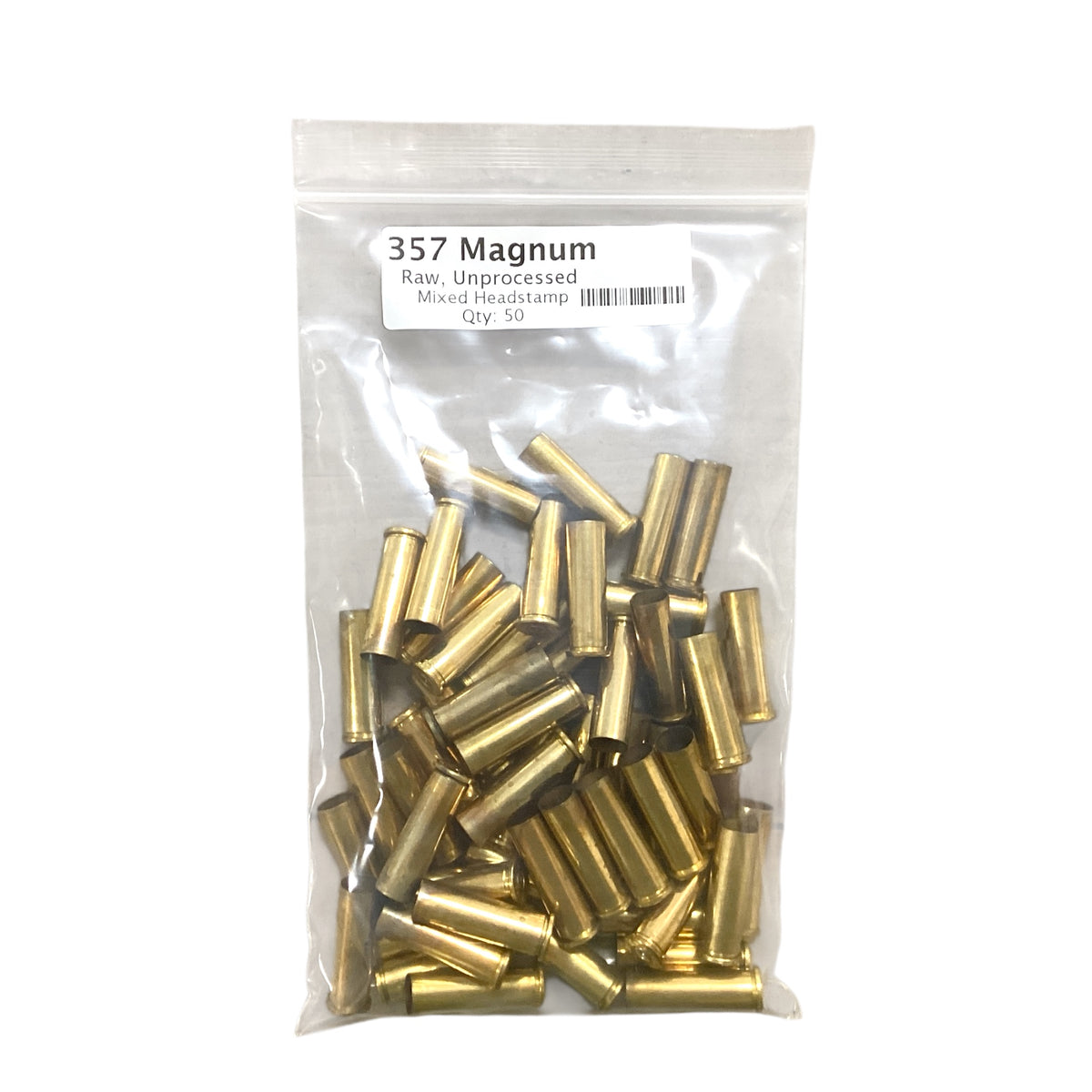 357 Magnum Raw Unprocessed Bagged Brass