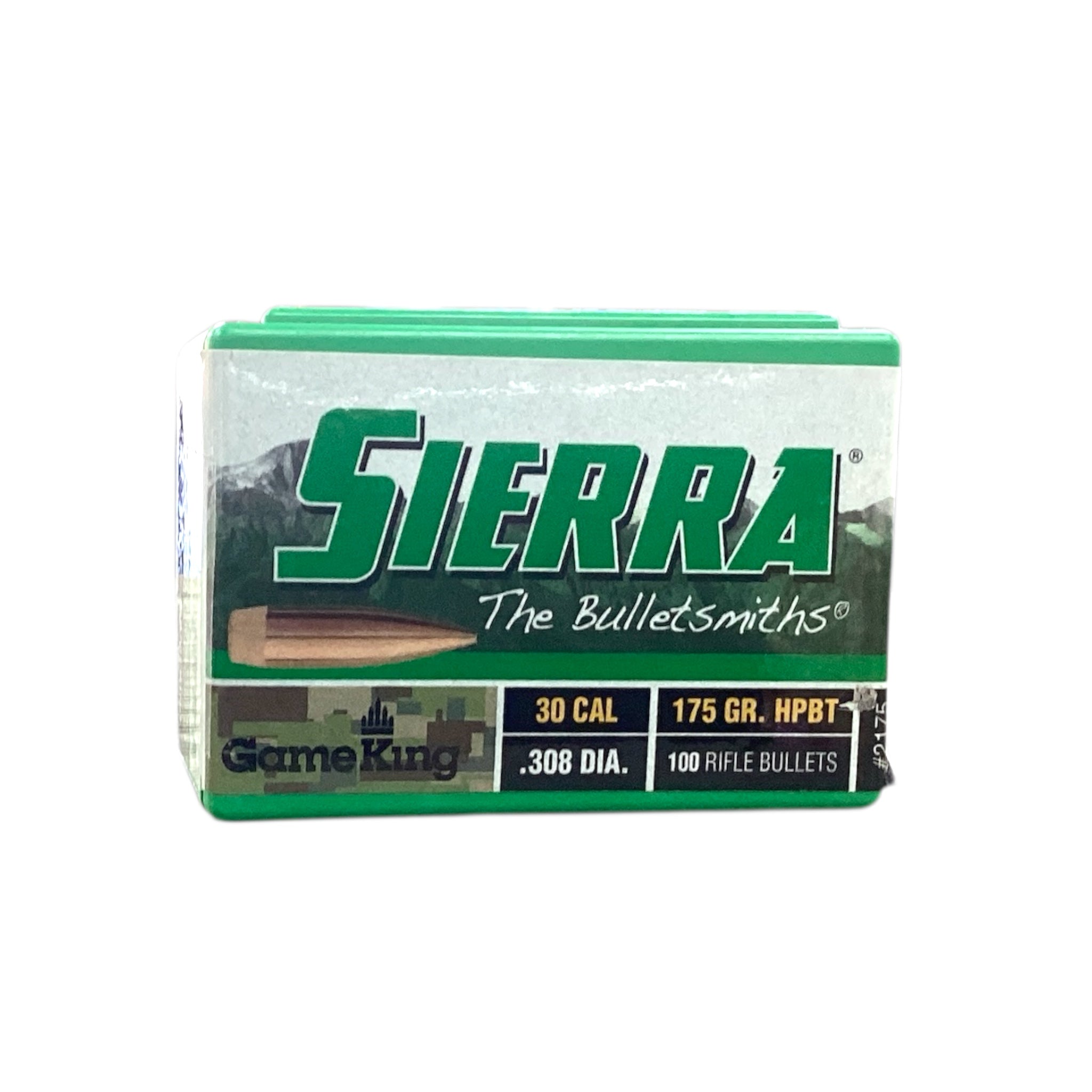 Sierra 30 Cal (.308) 175g HPBT Gameking (#2175)