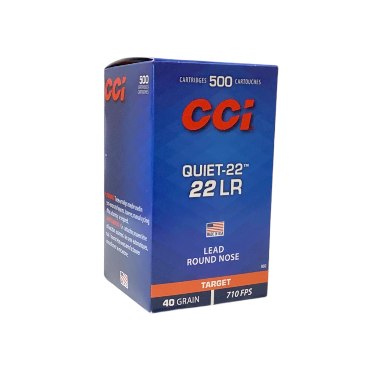 CCI .22 LR Quiet 40gr RN (Subsonic)