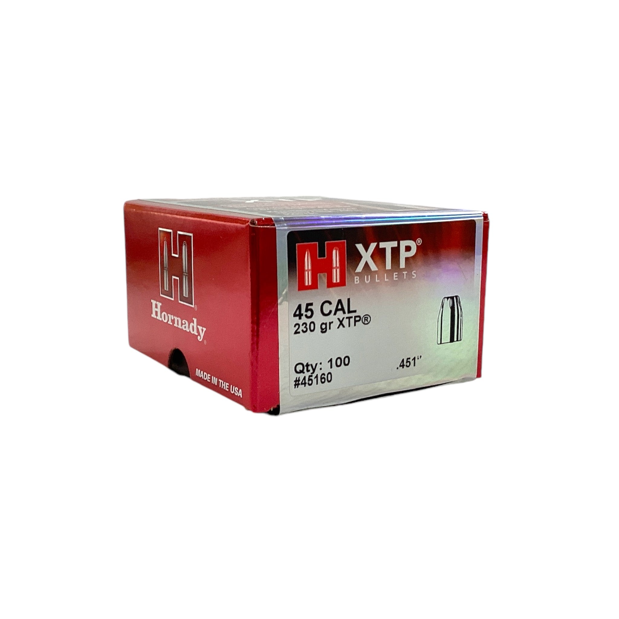 Hornady 45 Cal (.451) 230gr XTP Projectiles #45160
