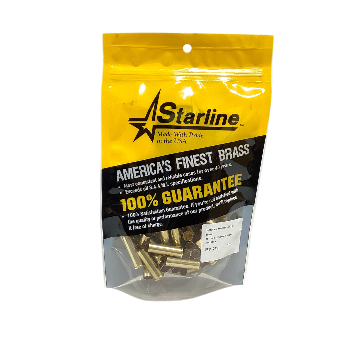 357 Magnum Bagged Brass