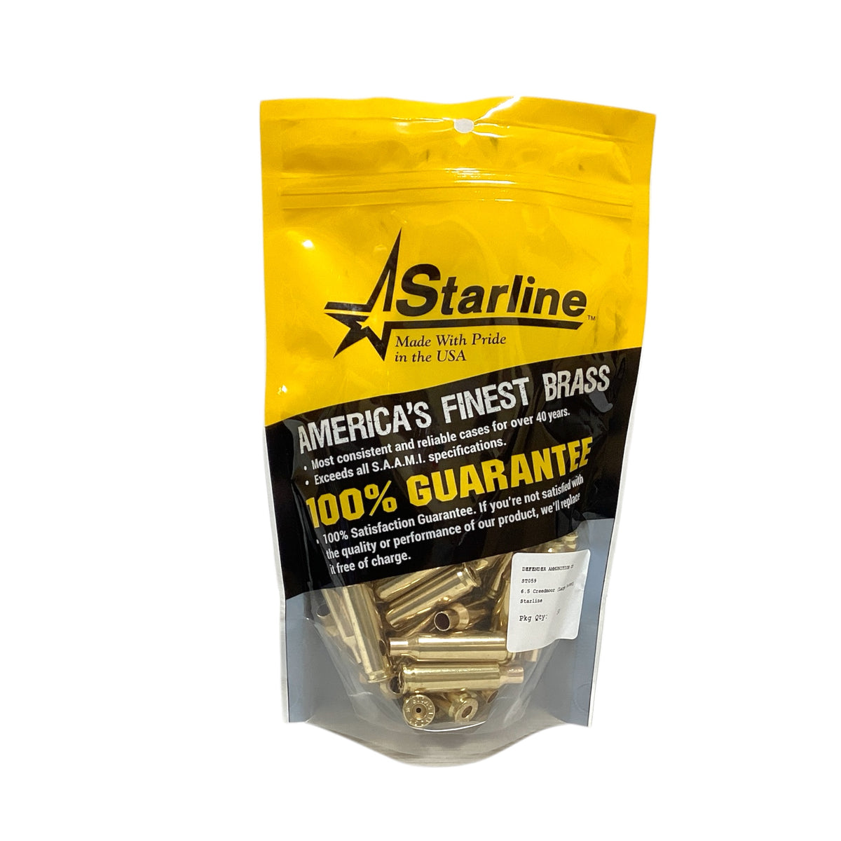 6.5 Creedmoor Bagged Brass (LRP)