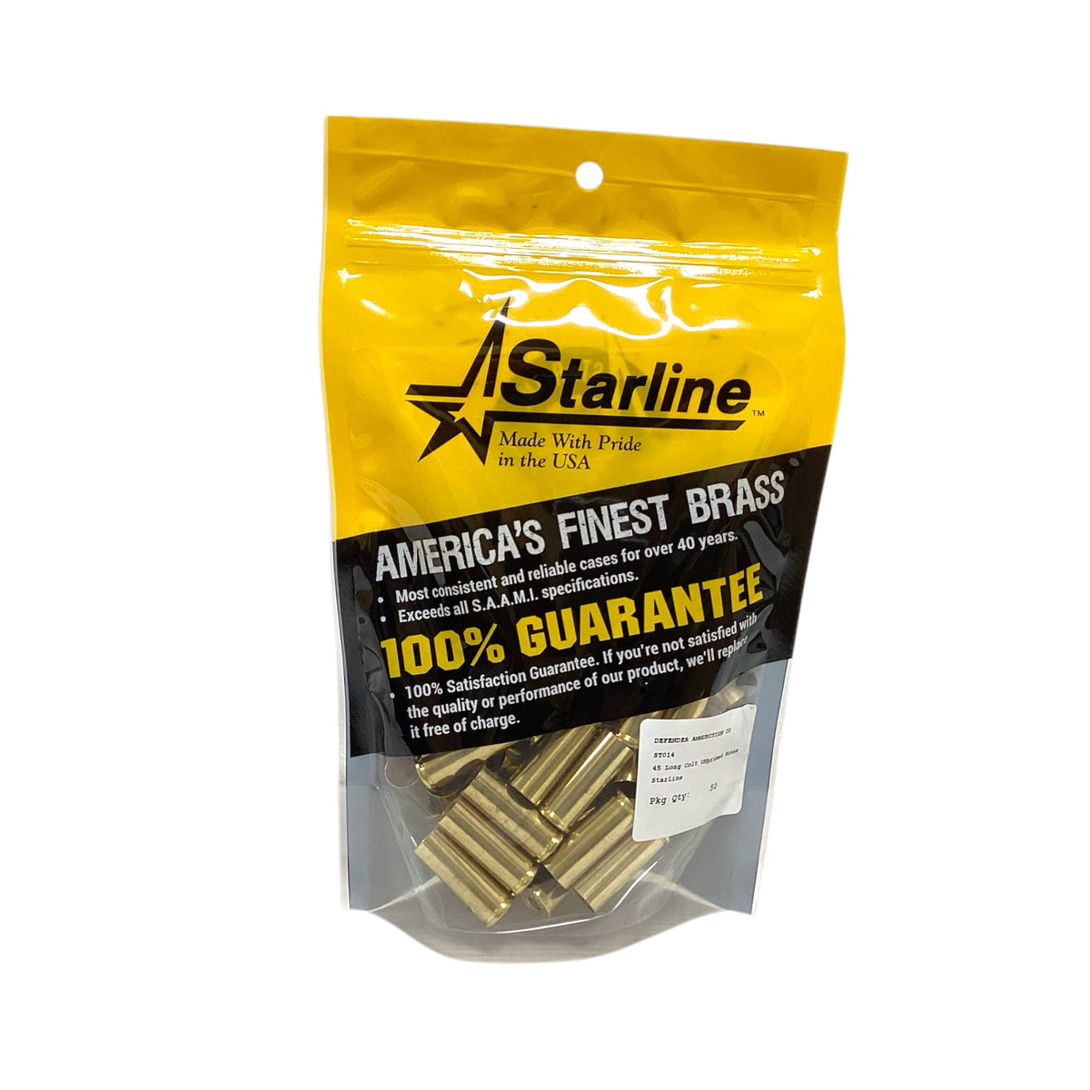 45 Colt Bagged Brass