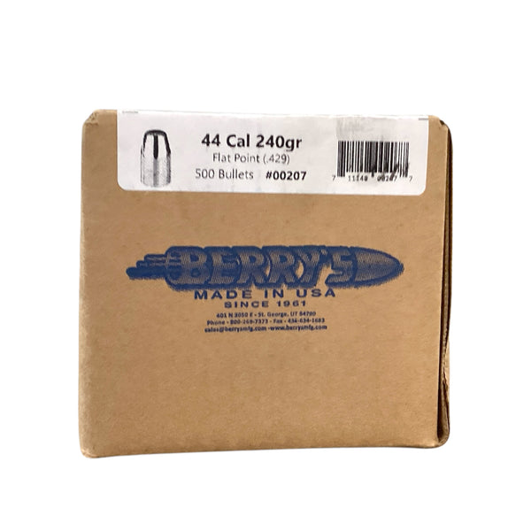 Berry's .44 Cal (.429) 240gr FP Projectiles #00207 – Defender Distribution