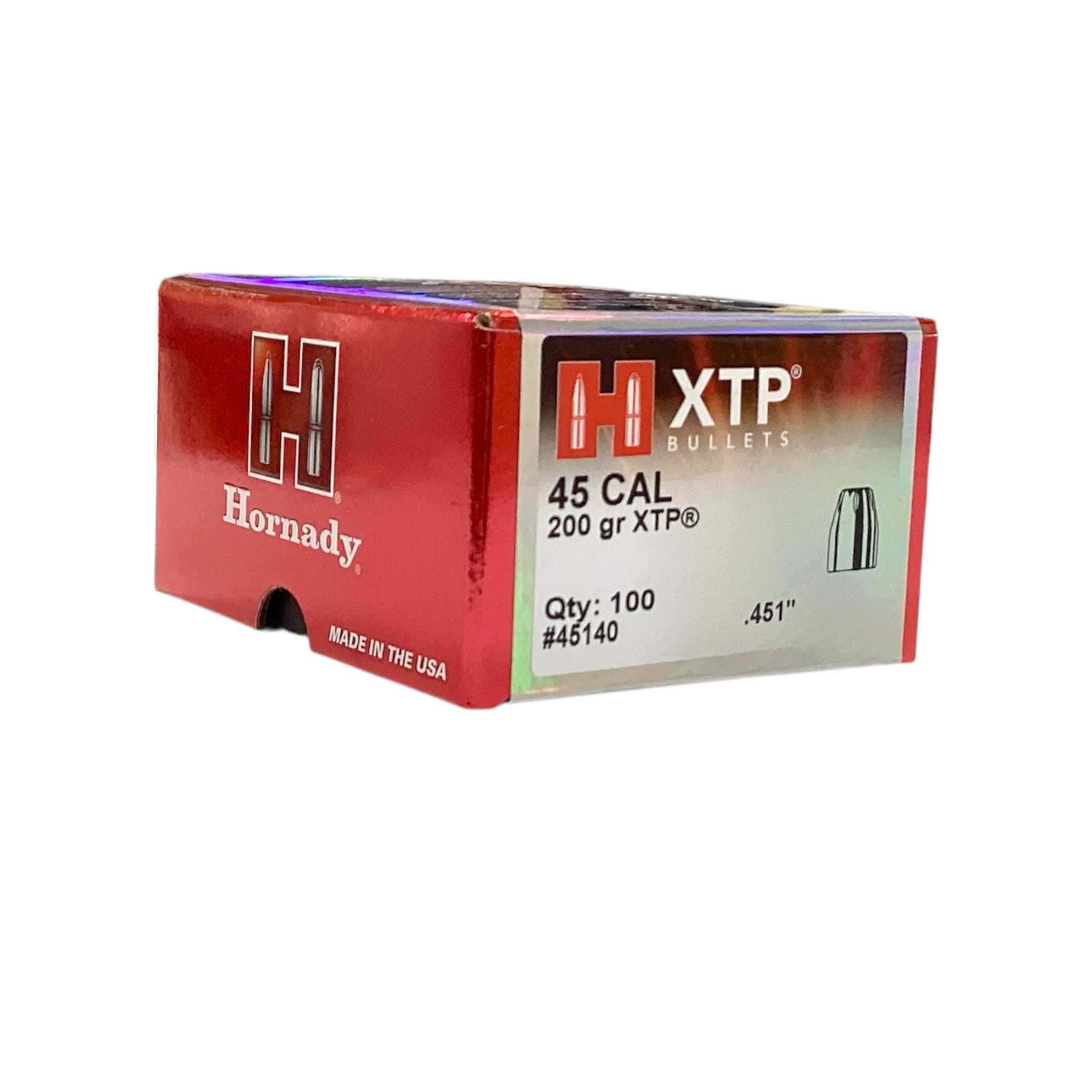 Hornady 45 Cal (.451) 200gr XTP Projectiles #45140