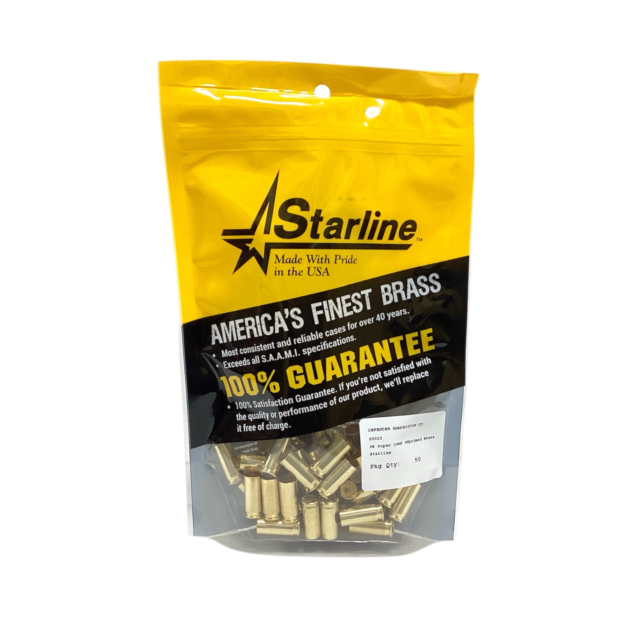 38 Super COMP Bagged Brass