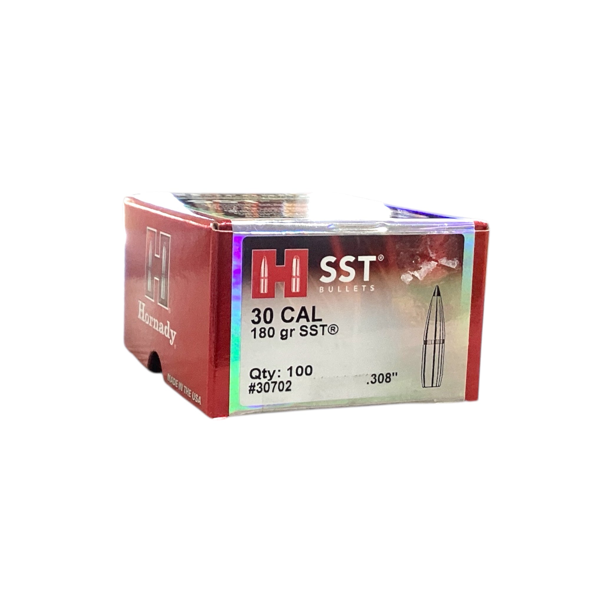 Hornady 30 Cal (.308) 180gr SST Projectiles #30702