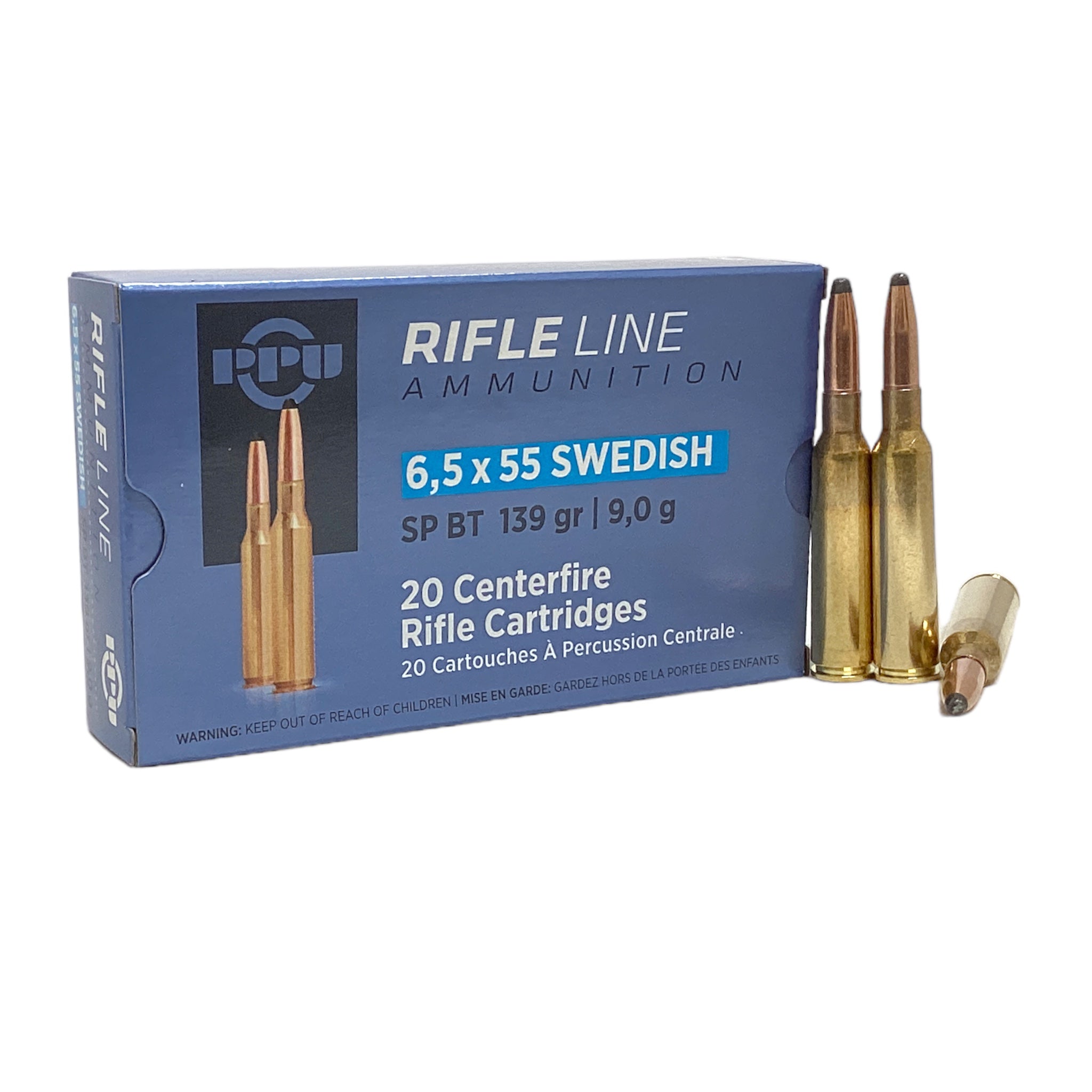 PPU 6.5x55 Swedish 139gr SPBT