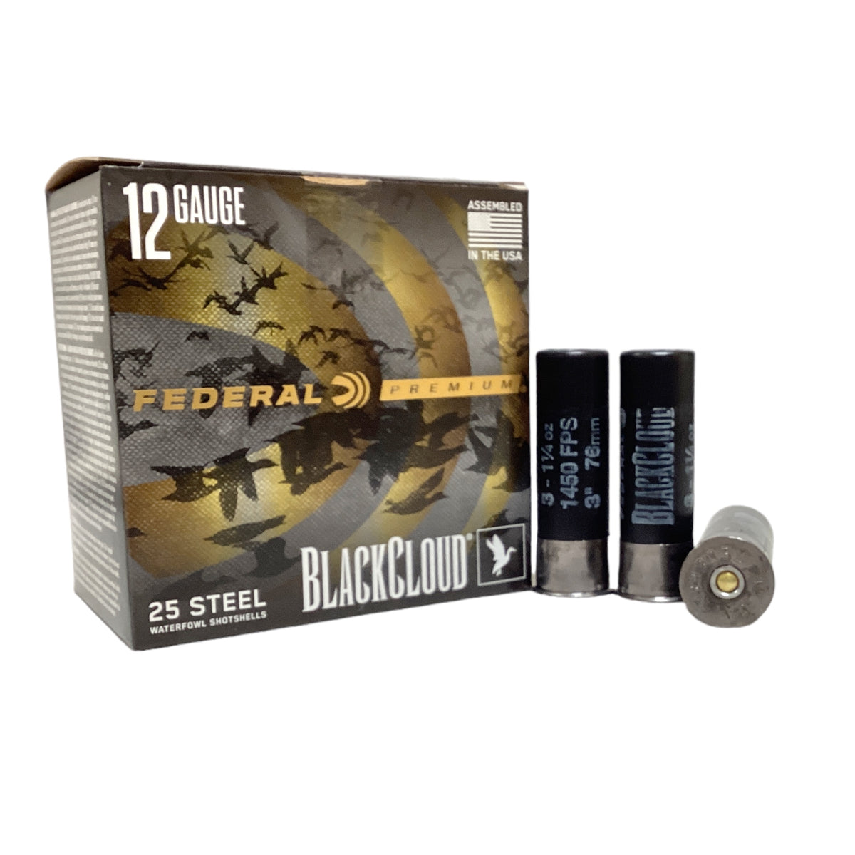 Federal 12 Gauge Black Cloud 3" Shot Steel