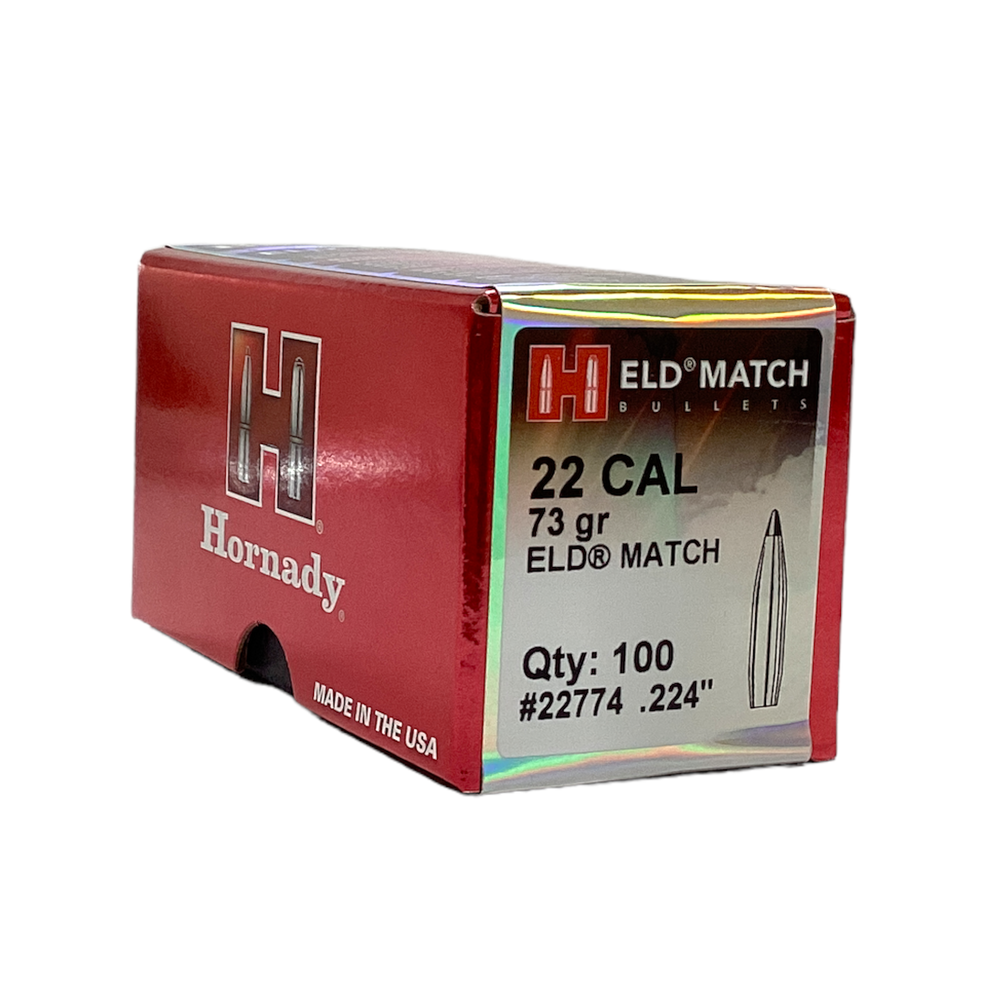 Hornady 22 Cal (.224) Projectiles #22774
