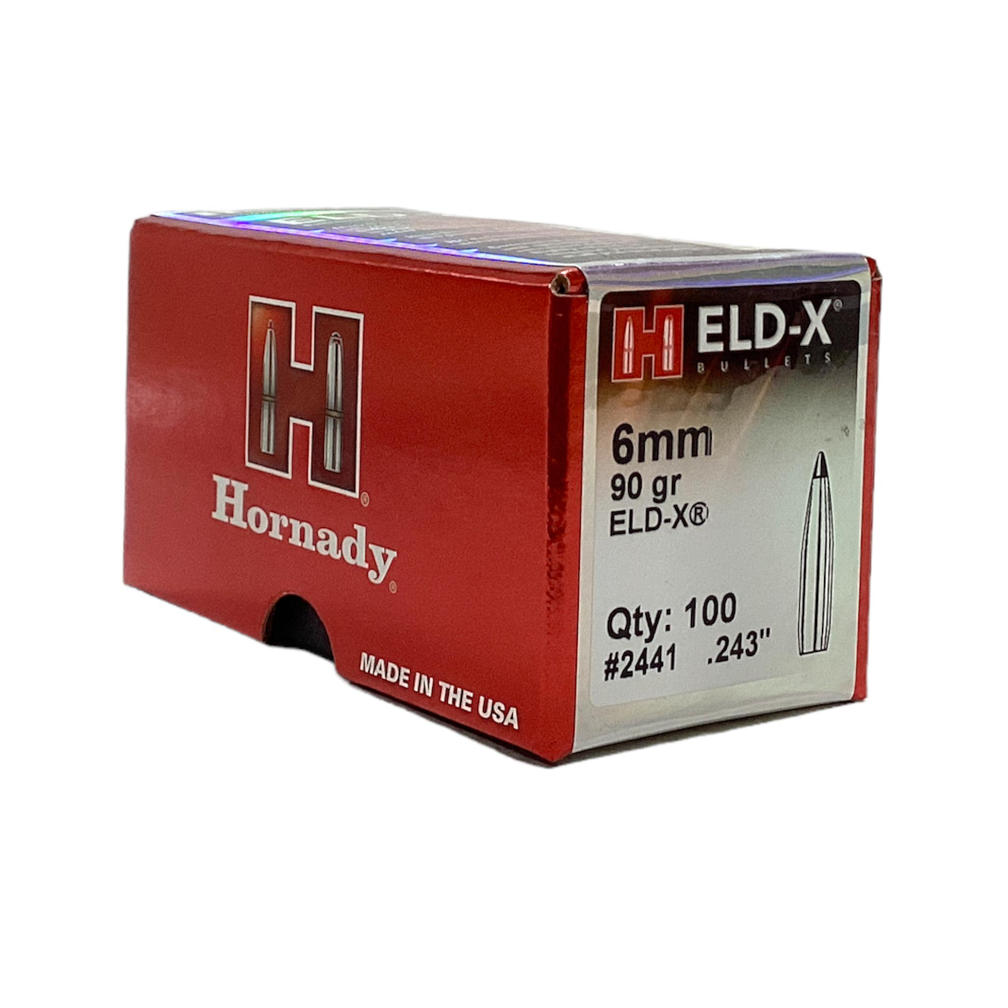 Hornady 6mm (.243) 90gr ELD-X Projectiles #2441