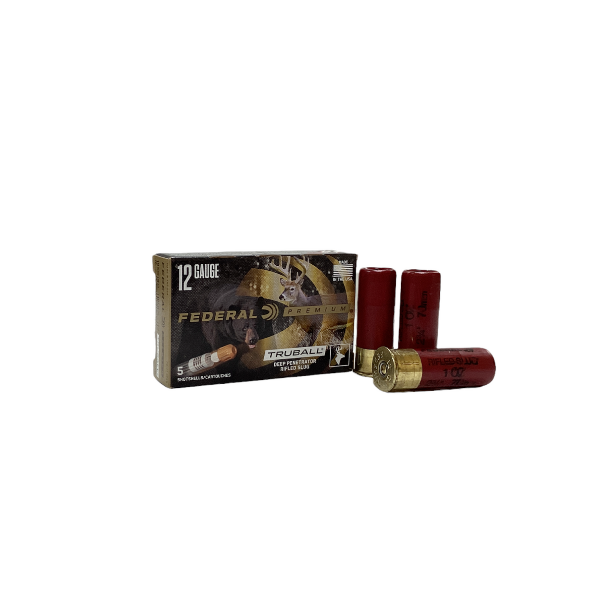 Federal 12 Gauge Shotgun Truball Rifled Slug