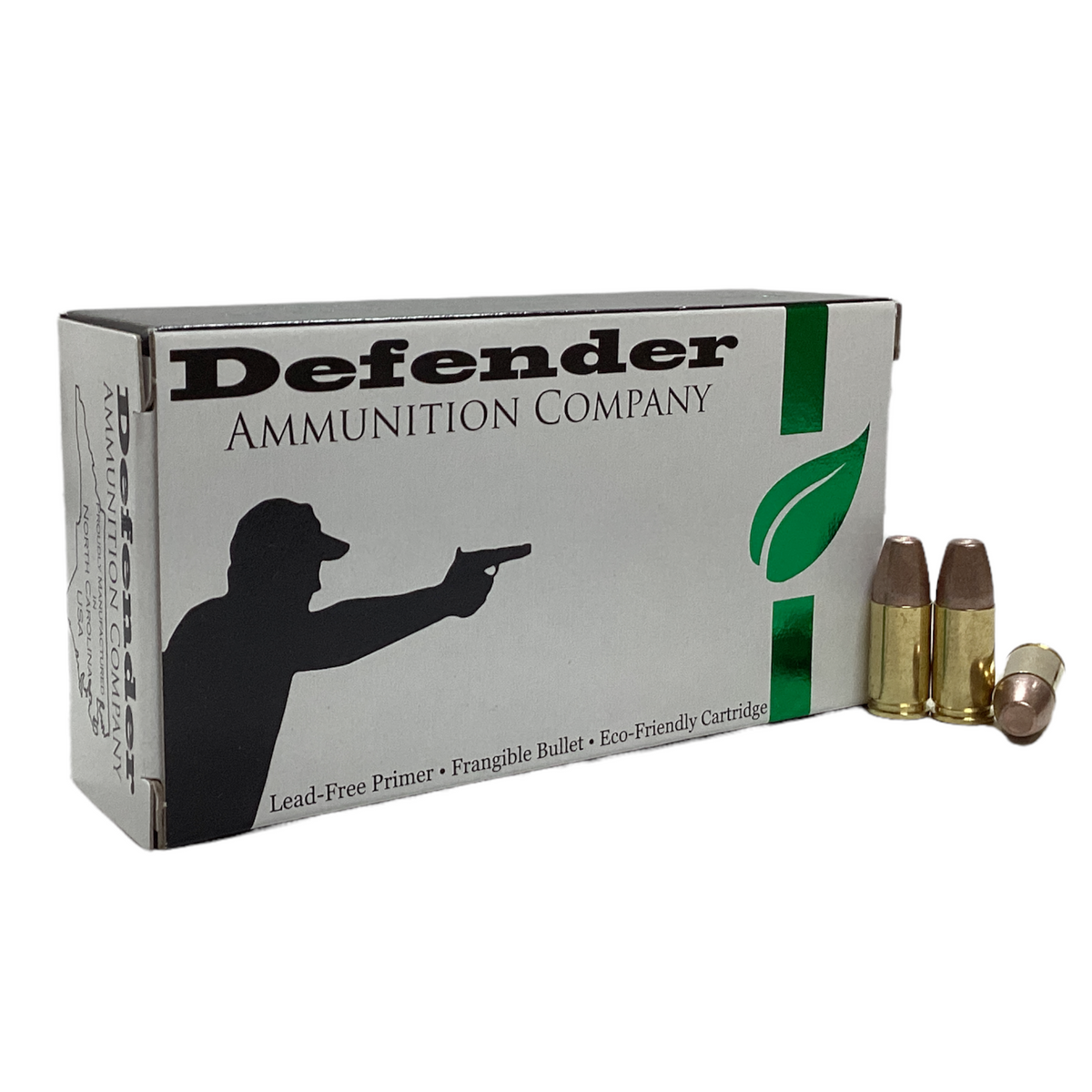 9mm FRANGIBLE - Defender Ammunition