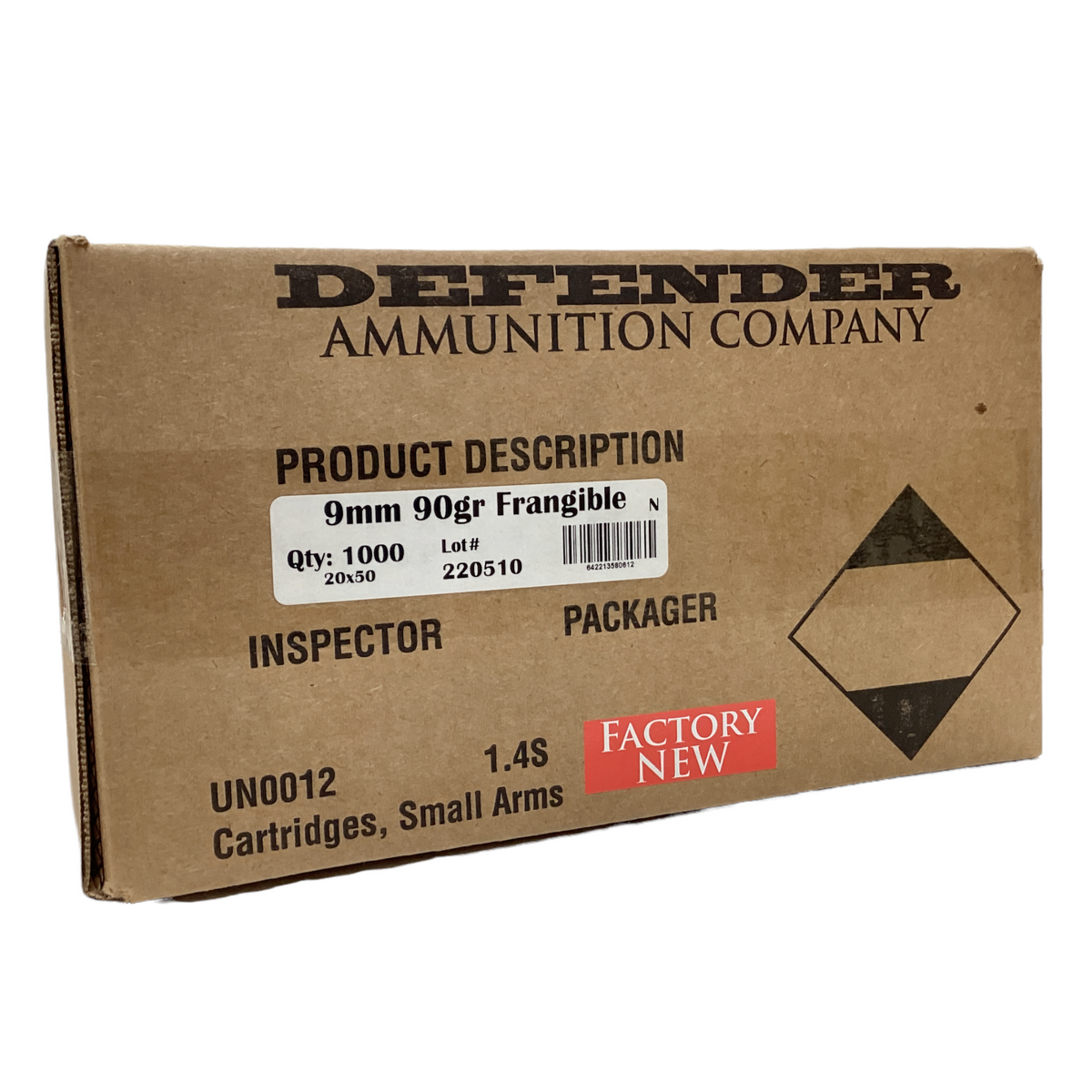 9mm FRANGIBLE - Defender Ammunition