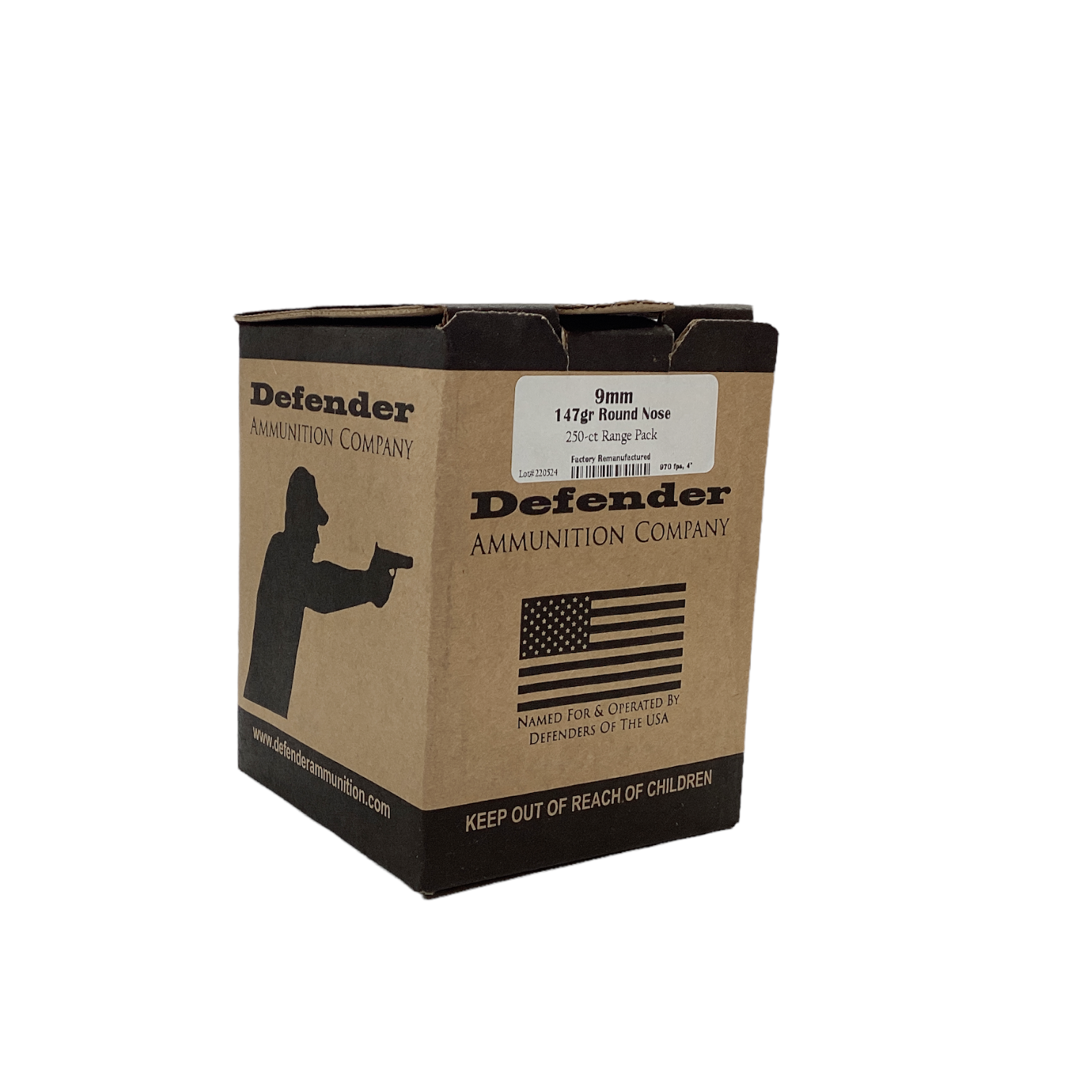 Get 9mm Luger Practice Rounds - Defender Ammunition
