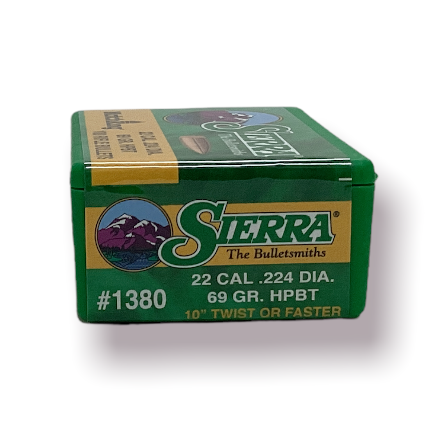 Sierra 22 cal (.224) 69gr HPBT projectiles (#1380)