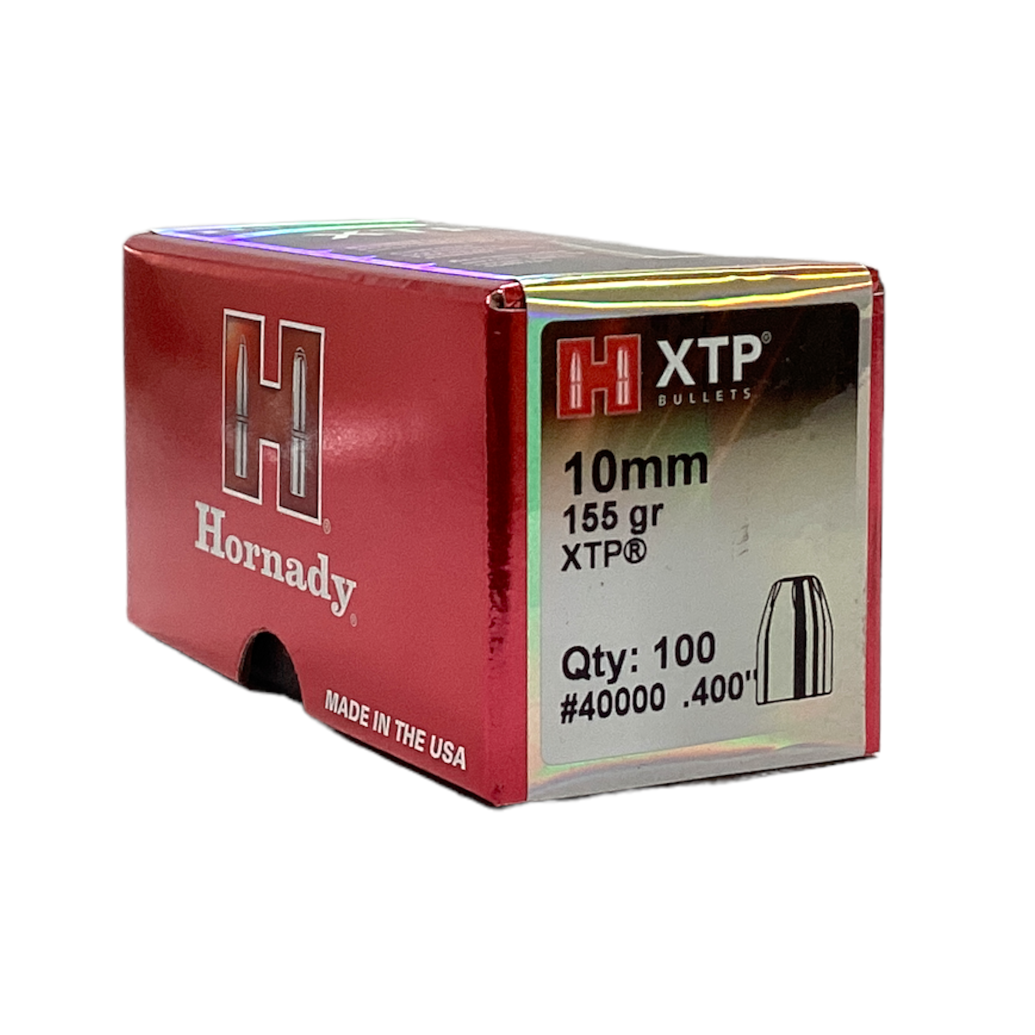 Hornady 10mm (.400) 155gr XTP Projectiles #40000