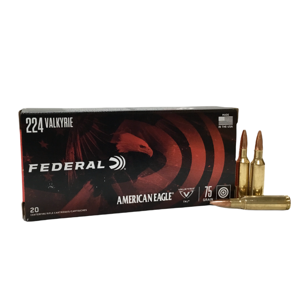 Federal 224 Valkyrie 75gr TMJ