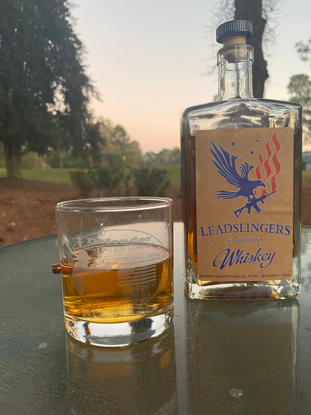 Defender Whiskey Drinker Set